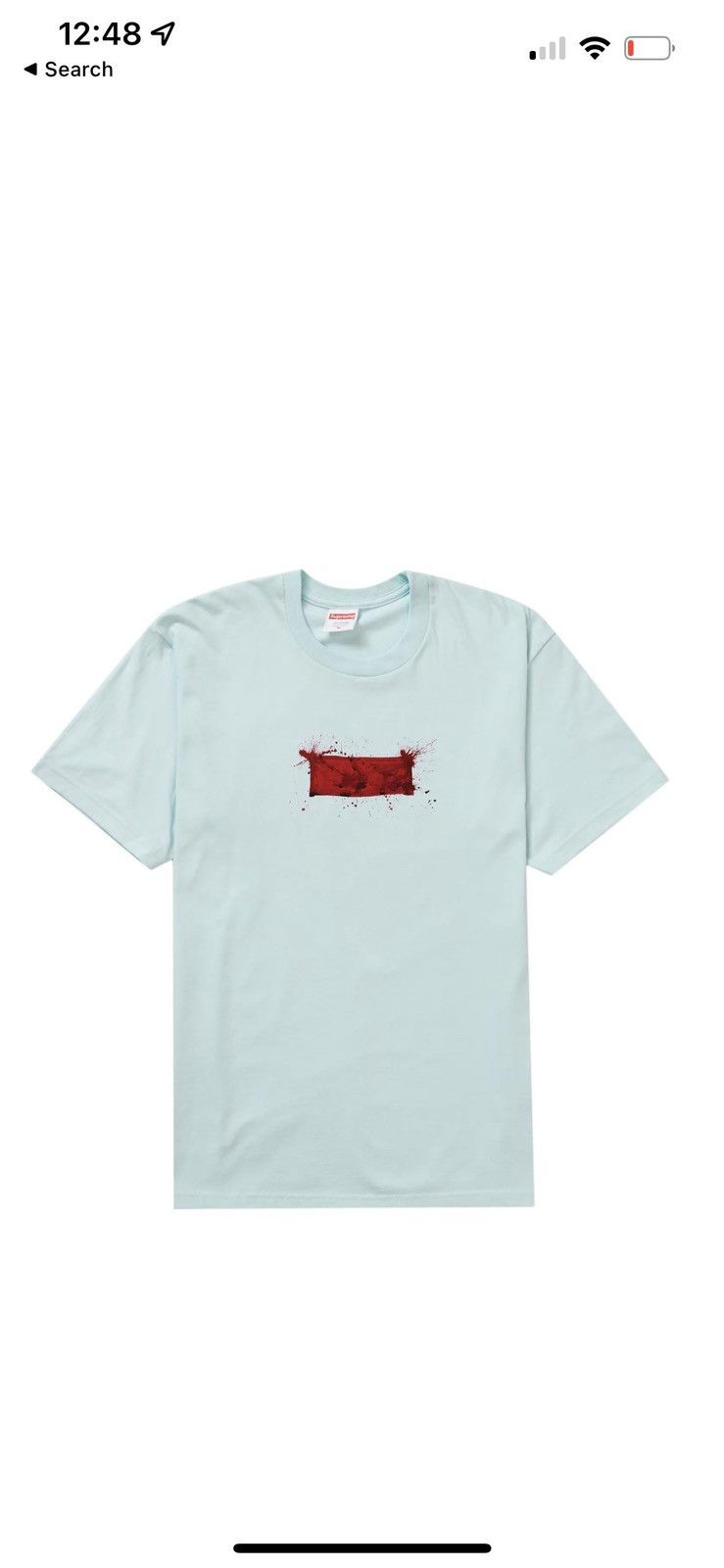 Supreme Supreme Ralph Steadman Pale Blue Box Logo Tee Size US L / EU 52-54 / 3 - 1 Thumbnail