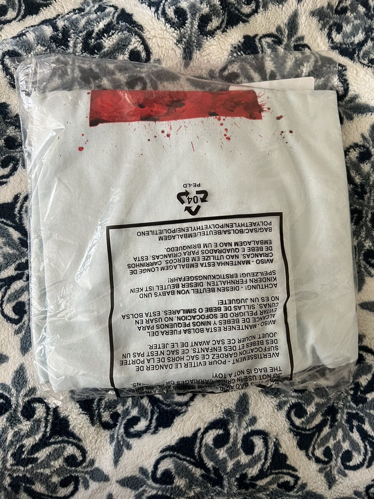 Supreme Supreme Ralph Steadman Pale Blue Box Logo Tee Size US L / EU 52-54 / 3 - 3 Thumbnail