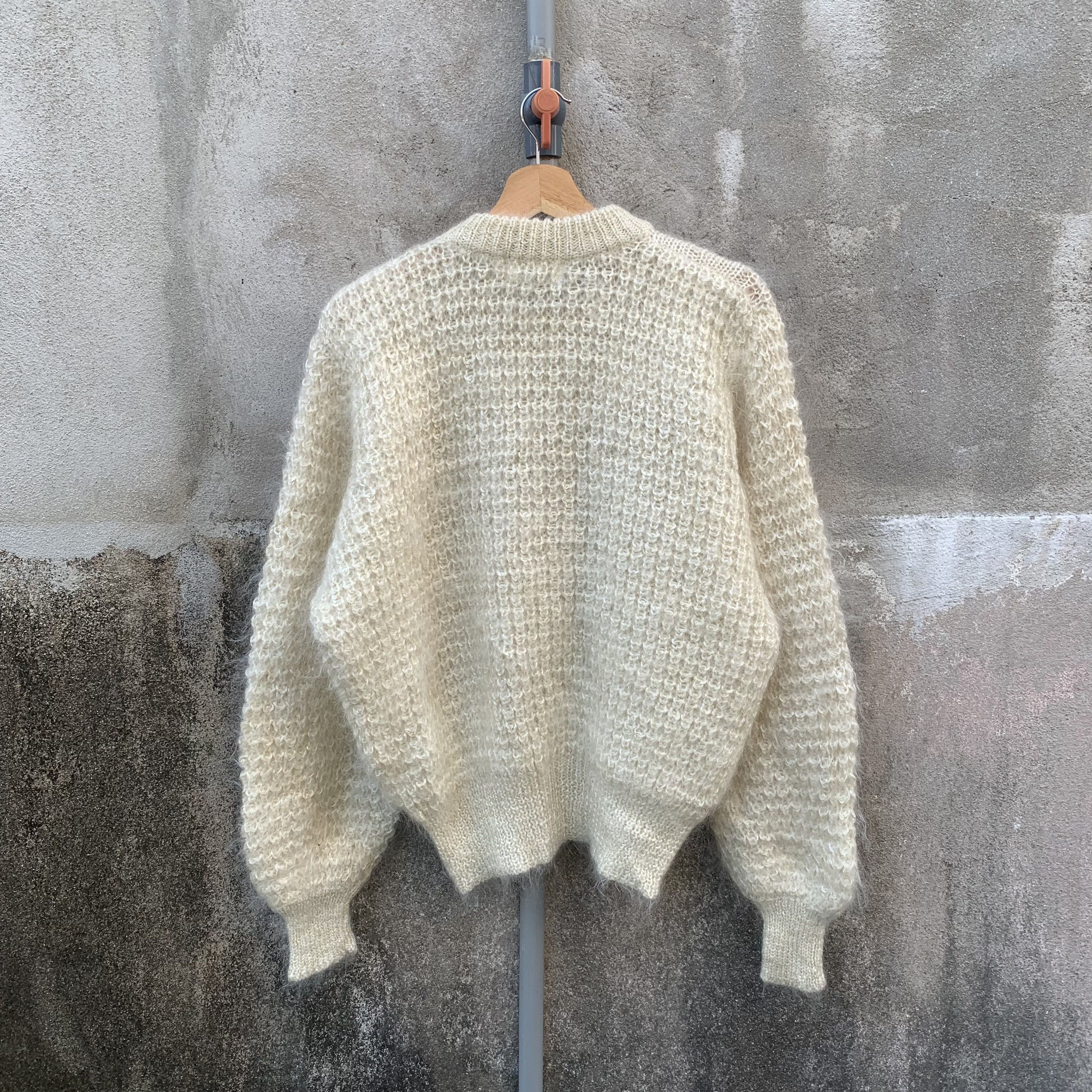 Aran Isles Knitwear STEALS‼️ MOHAIR Japanese TADPOLE Jumper Baggy Cardigan Size US L / EU 52-54 / 3 - 9 Thumbnail