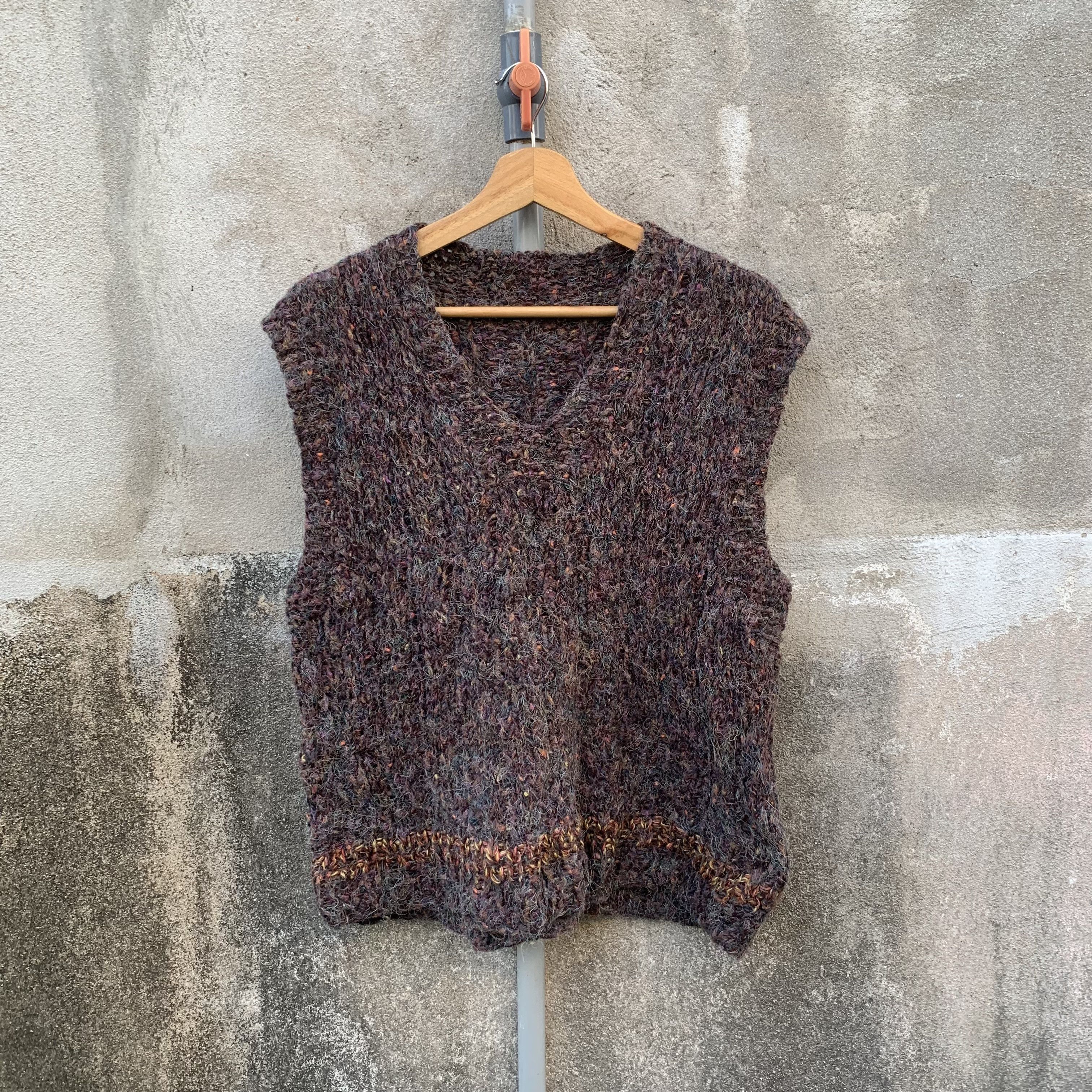 Aran Isles Knitwear Japanese Vintage MOHAIR Very Rare Sleeveless Size US M / EU 48-50 / 2 - 1 Thumbnail