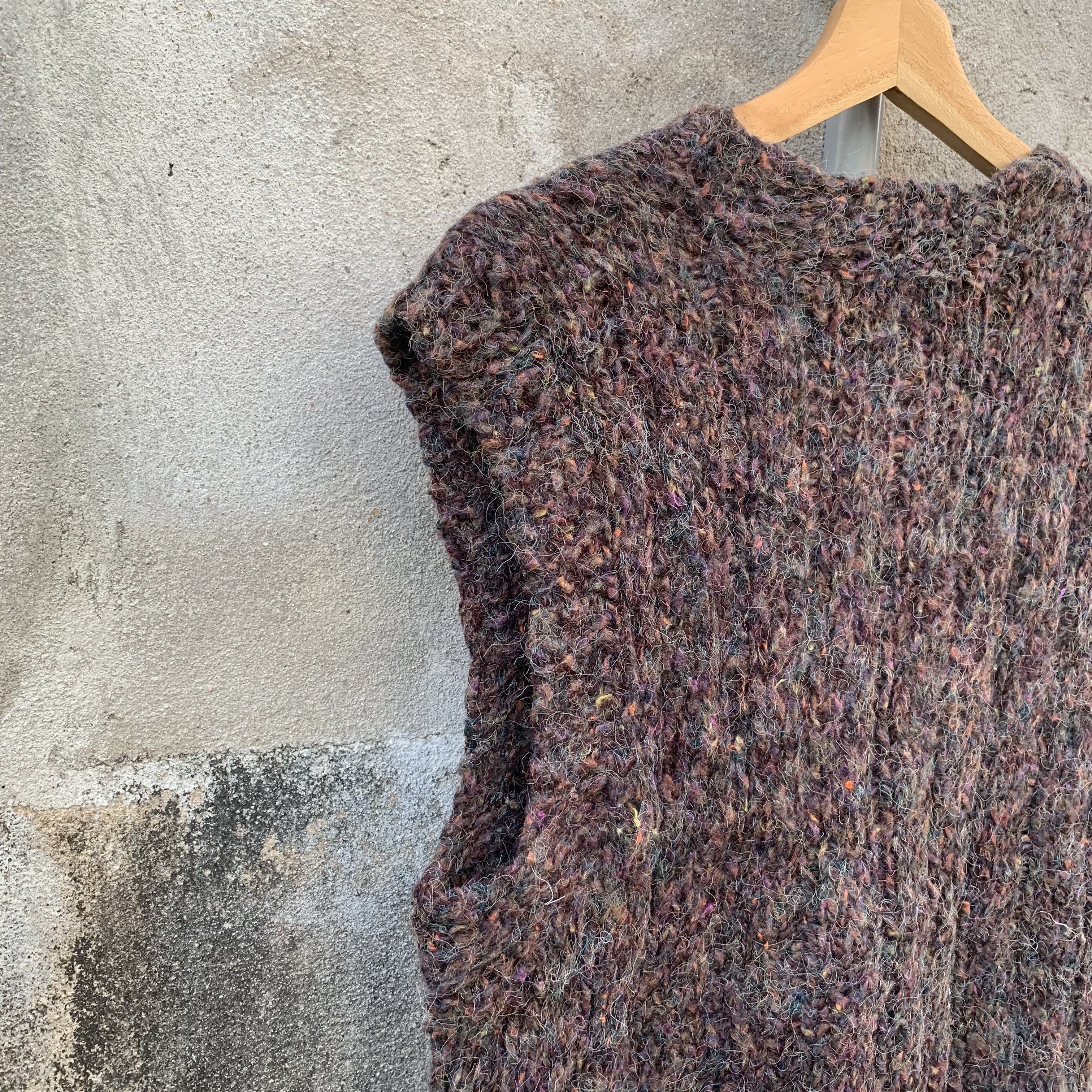 Aran Isles Knitwear Japanese Vintage MOHAIR Very Rare Sleeveless Size US M / EU 48-50 / 2 - 7 Thumbnail