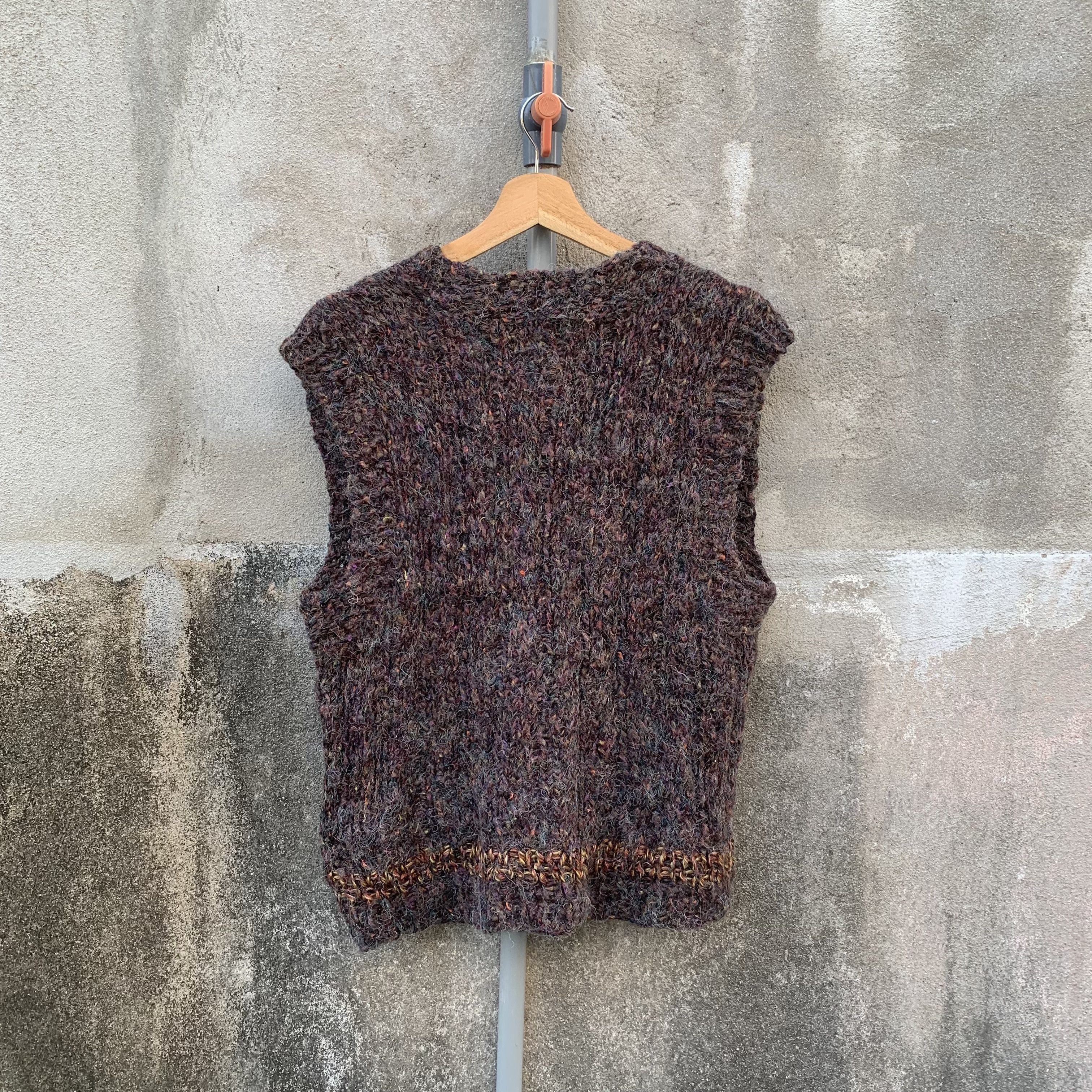 Aran Isles Knitwear Japanese Vintage MOHAIR Very Rare Sleeveless Size US M / EU 48-50 / 2 - 6 Thumbnail