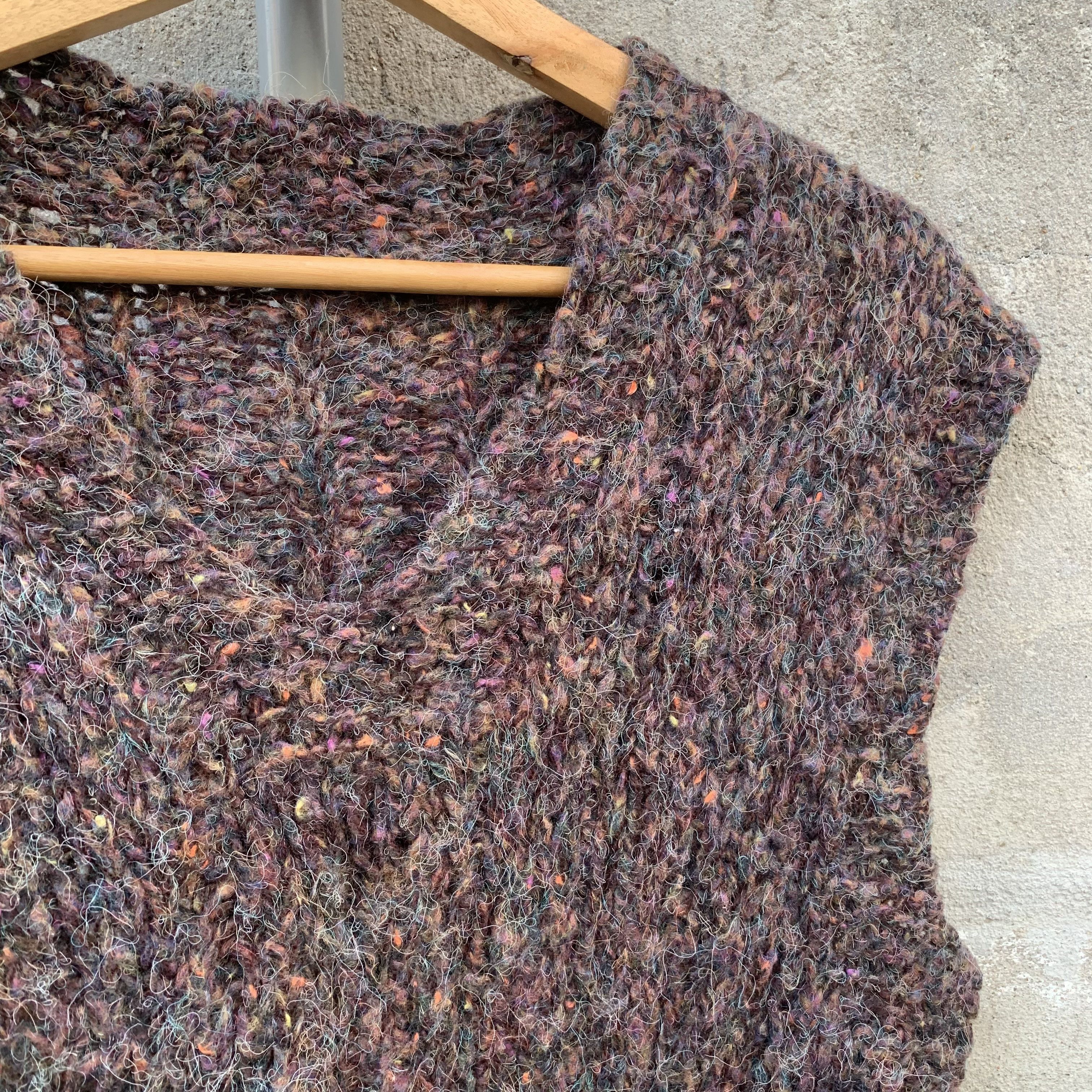 Aran Isles Knitwear Japanese Vintage MOHAIR Very Rare Sleeveless Size US M / EU 48-50 / 2 - 5 Thumbnail