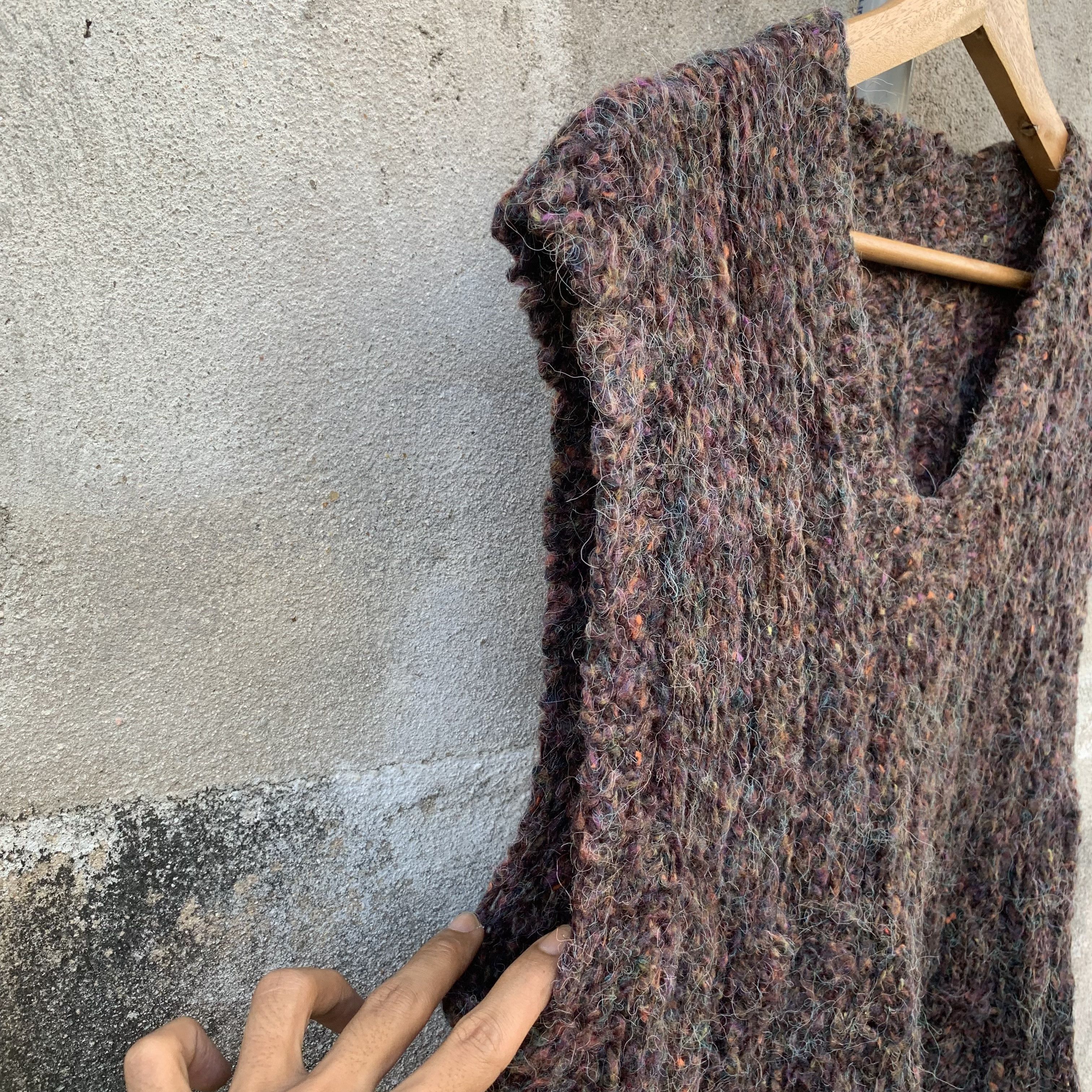 Aran Isles Knitwear Japanese Vintage MOHAIR Very Rare Sleeveless Size US M / EU 48-50 / 2 - 3 Thumbnail