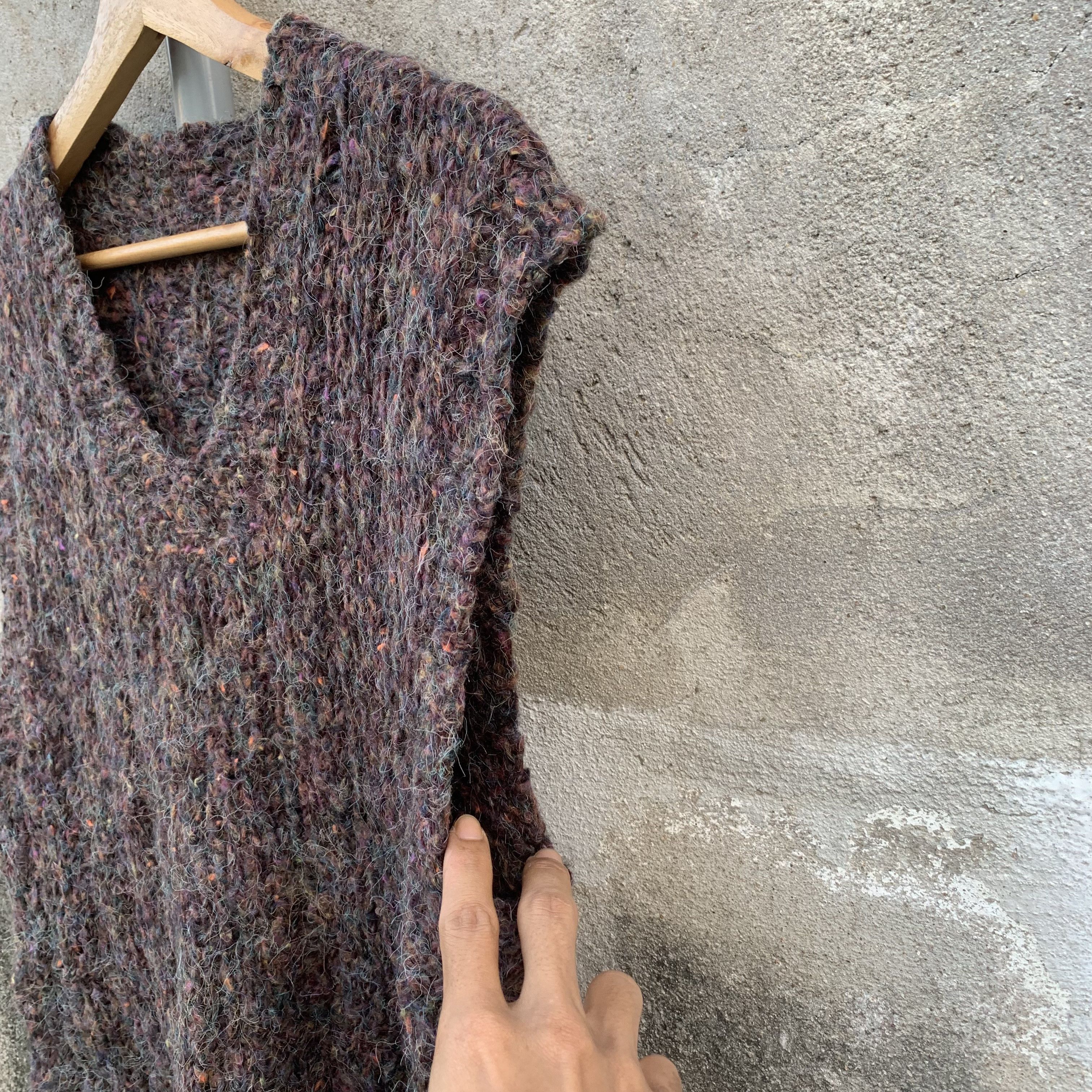 Aran Isles Knitwear Japanese Vintage MOHAIR Very Rare Sleeveless Size US M / EU 48-50 / 2 - 4 Thumbnail
