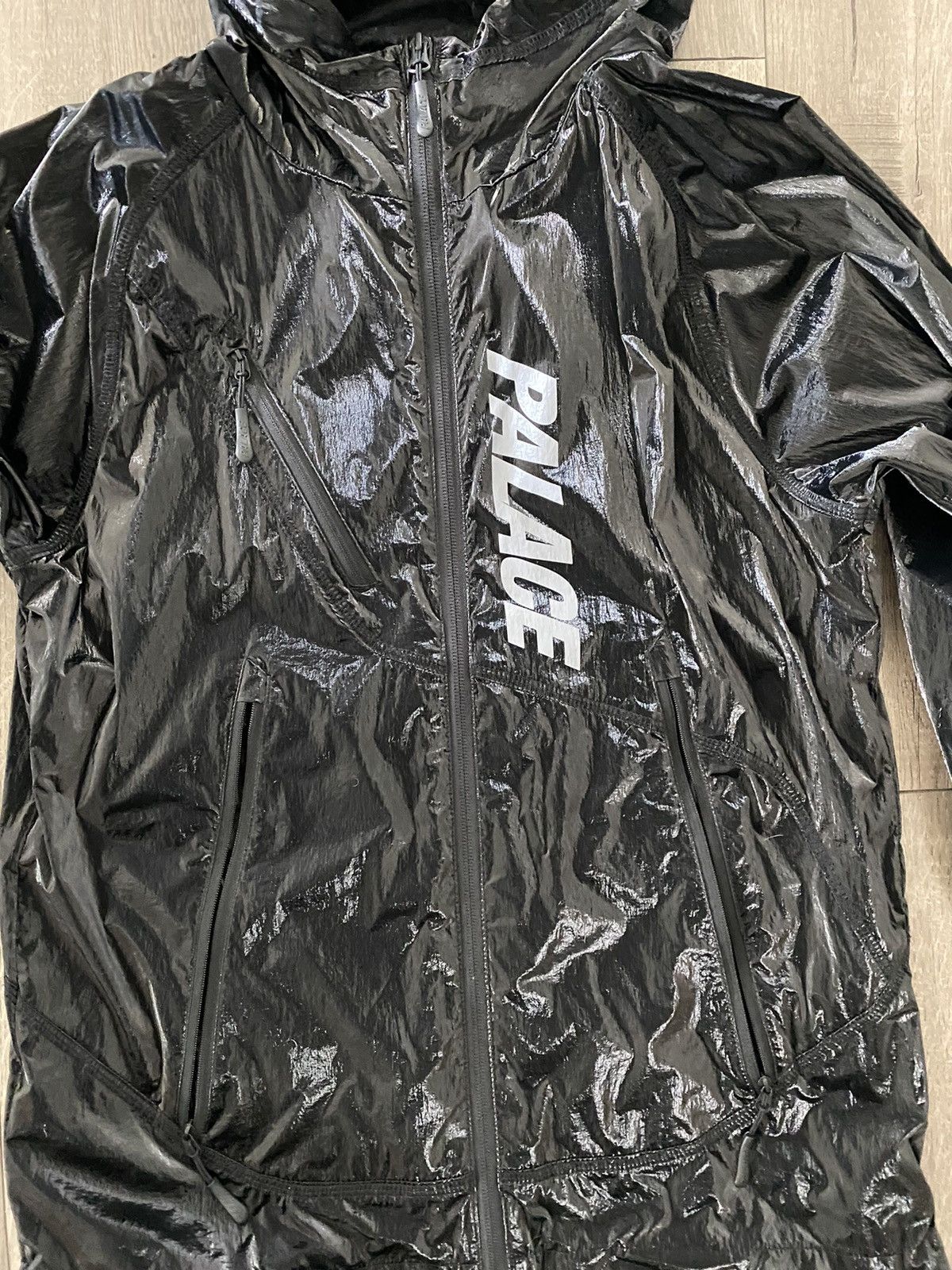 PALACE G-LOSS JACKET Black Lナイロンジャケット Palace Black G loss