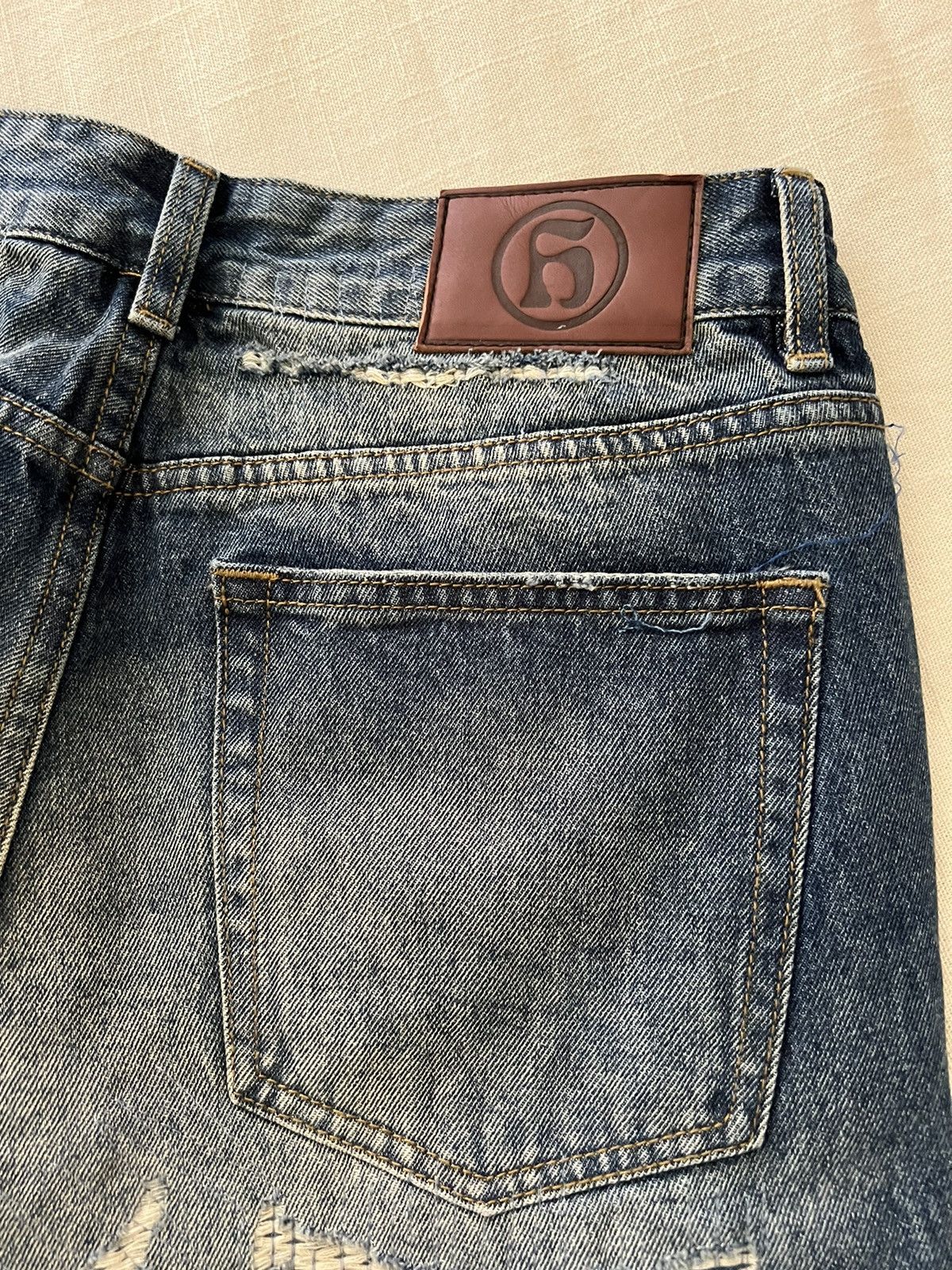 Handmade Handmade Rust Dark Spur Flared Denim Size US 30 / EU 46 - 3 Thumbnail