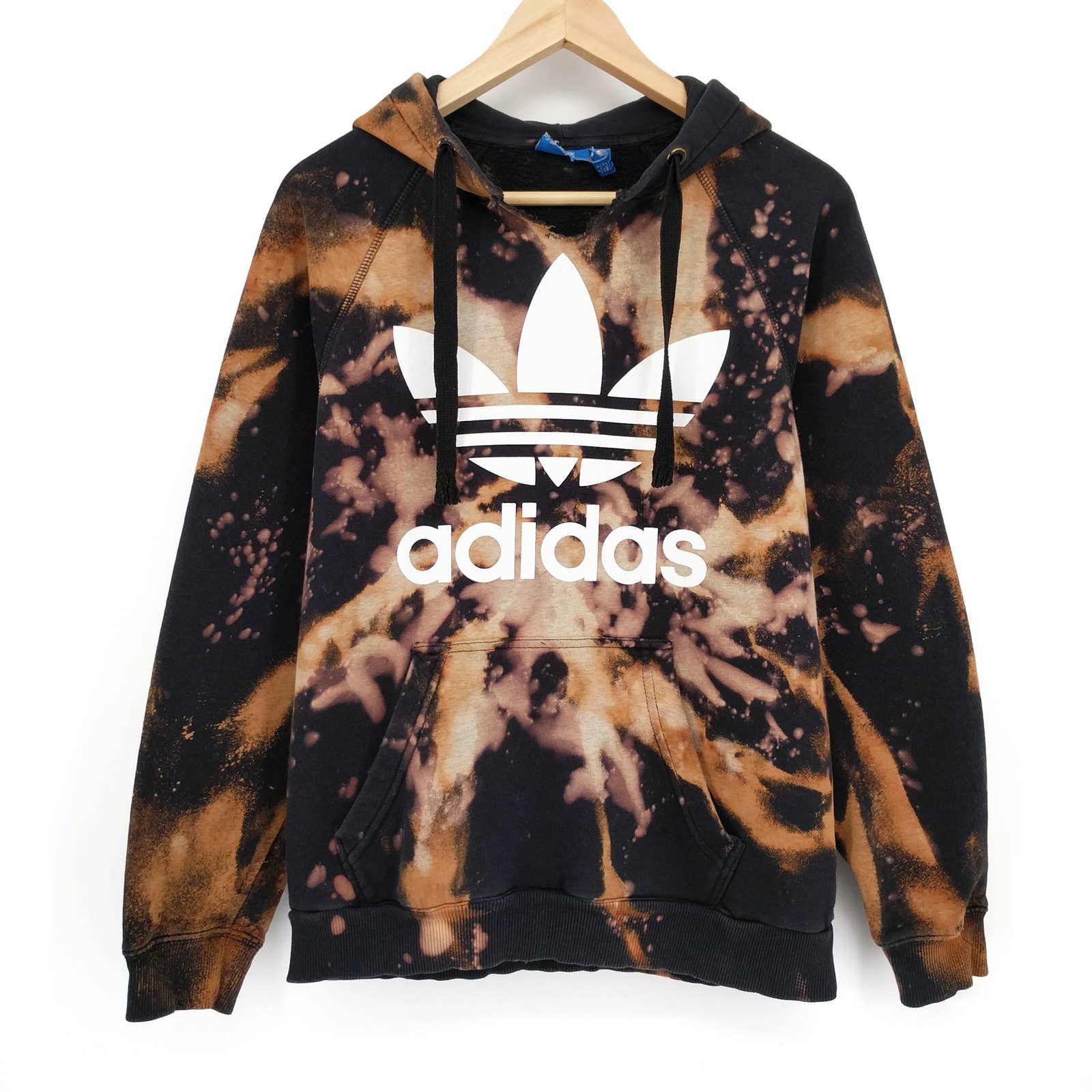 Adidas bleached hoodie sale