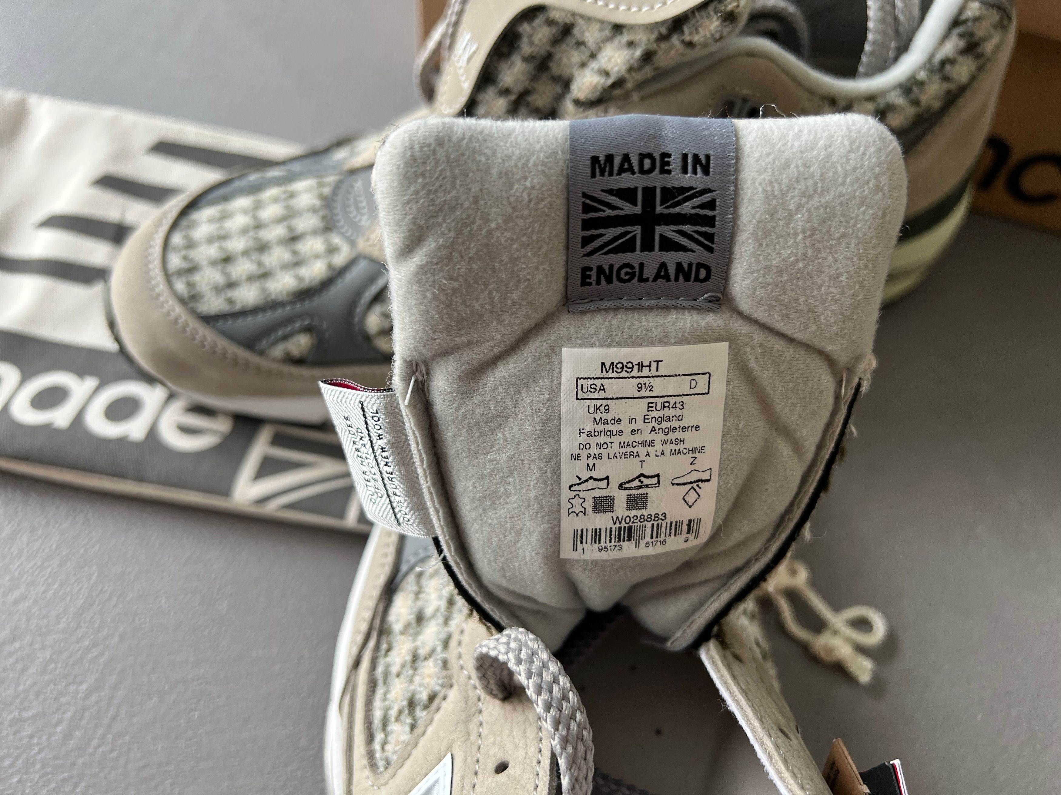 Harris Tweed New Balance 991 X Harris Tweed Trainers , Beige Size US 9.5 / EU 42-43 - 3 Thumbnail