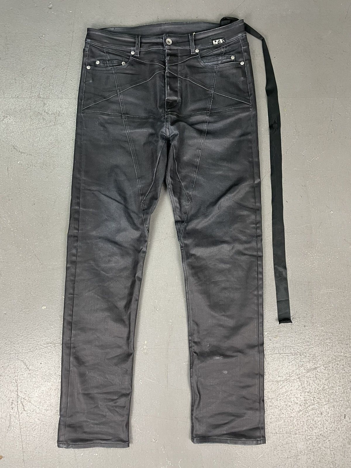 Rick Owens Rick Owens Pentagram Wax Denim Size W32 L32 