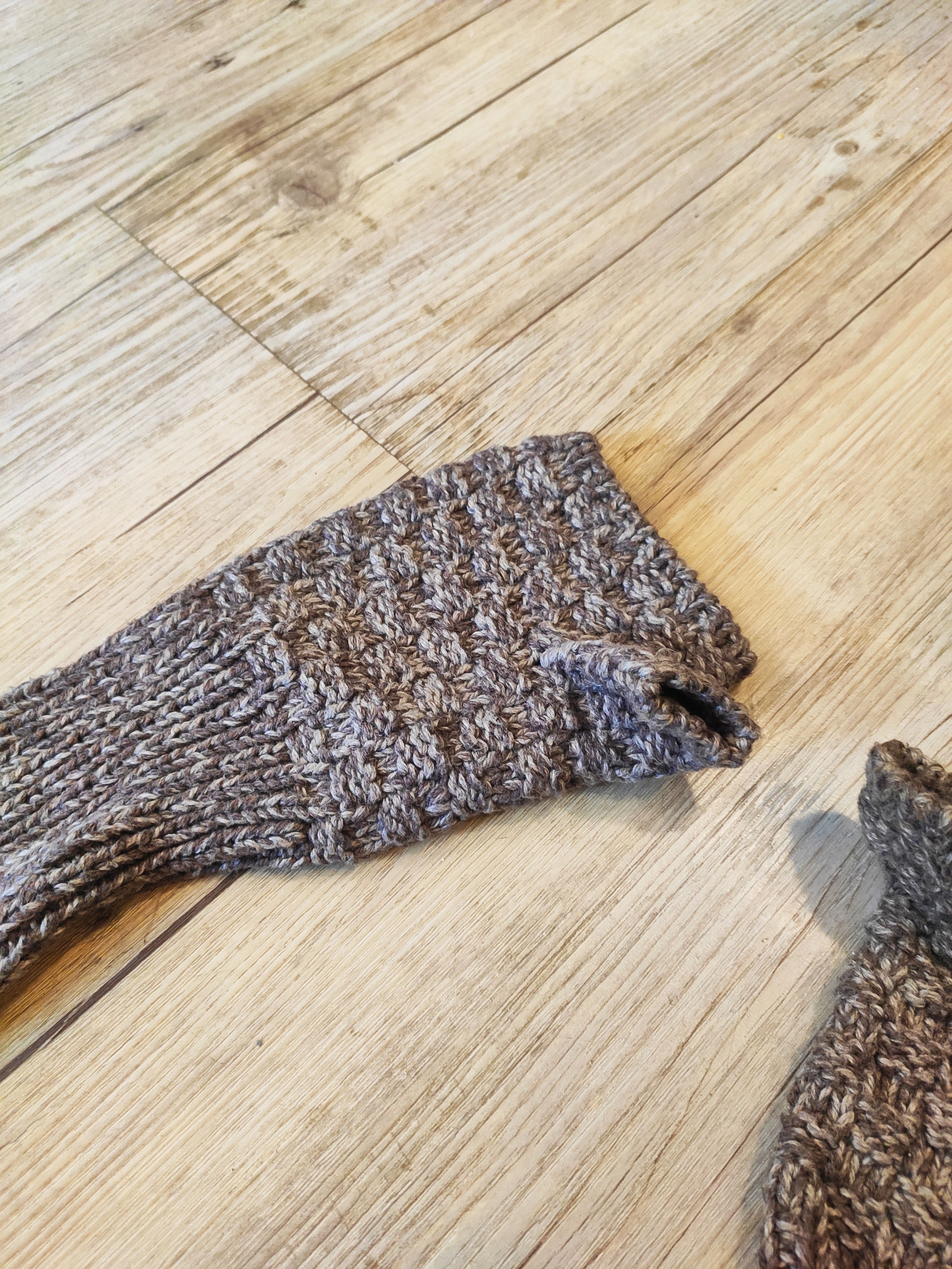 Kapital Knit fingerless gloves.Like Martin Margiela or Gaultier Size ONE SIZE - 2 Thumbnail