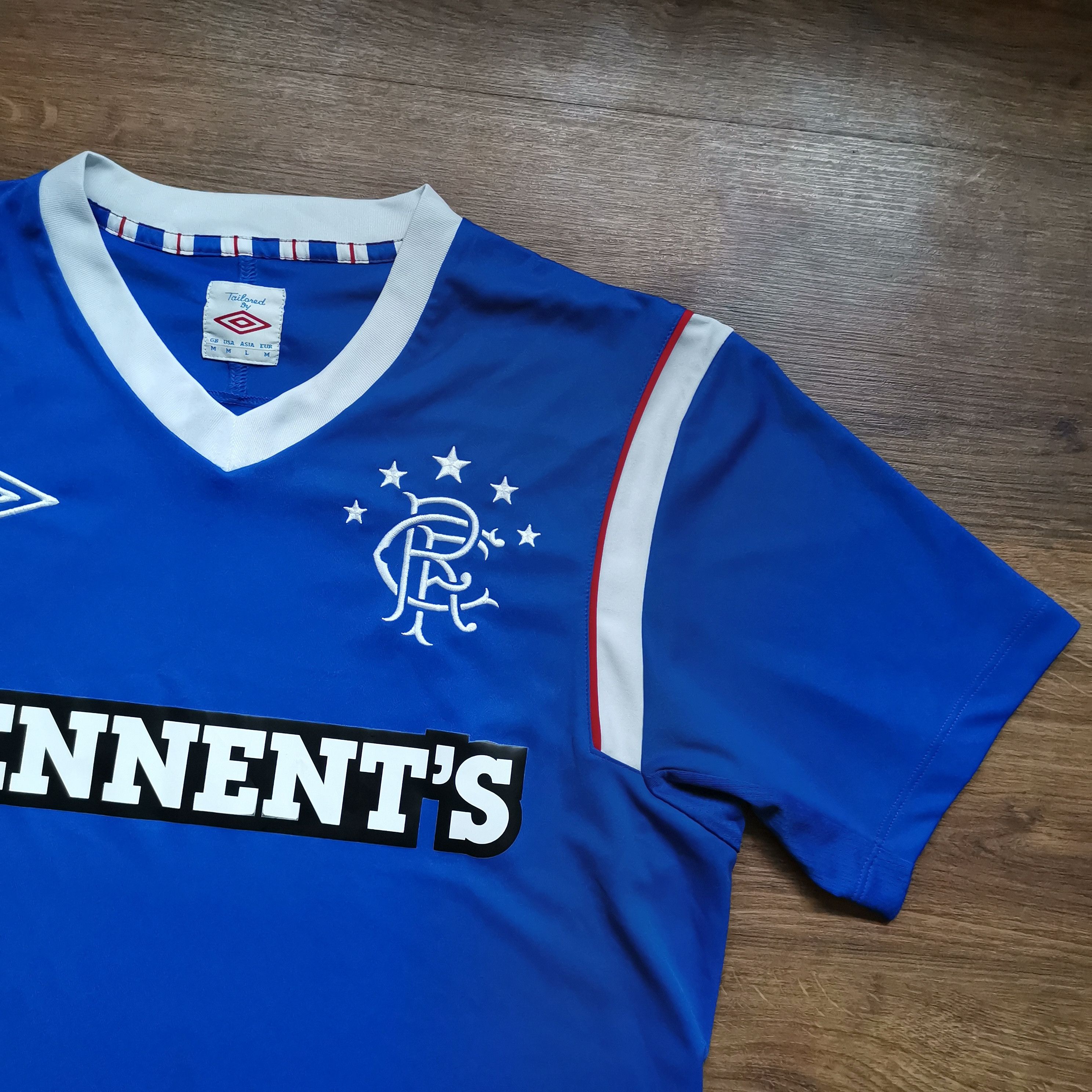 Umbro Umbro Glasgow Rangers 2011/12 football home jersey Size US M / EU 48-50 / 2 - 3 Thumbnail