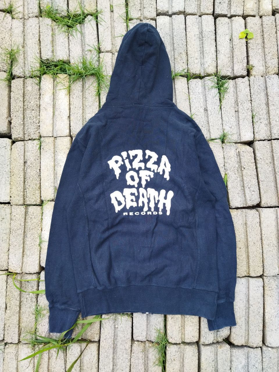 Japanese Brand × Streetwear × Vintage Rare🔥Vintage Pizza Of Death Records  Hoodie | Grailed