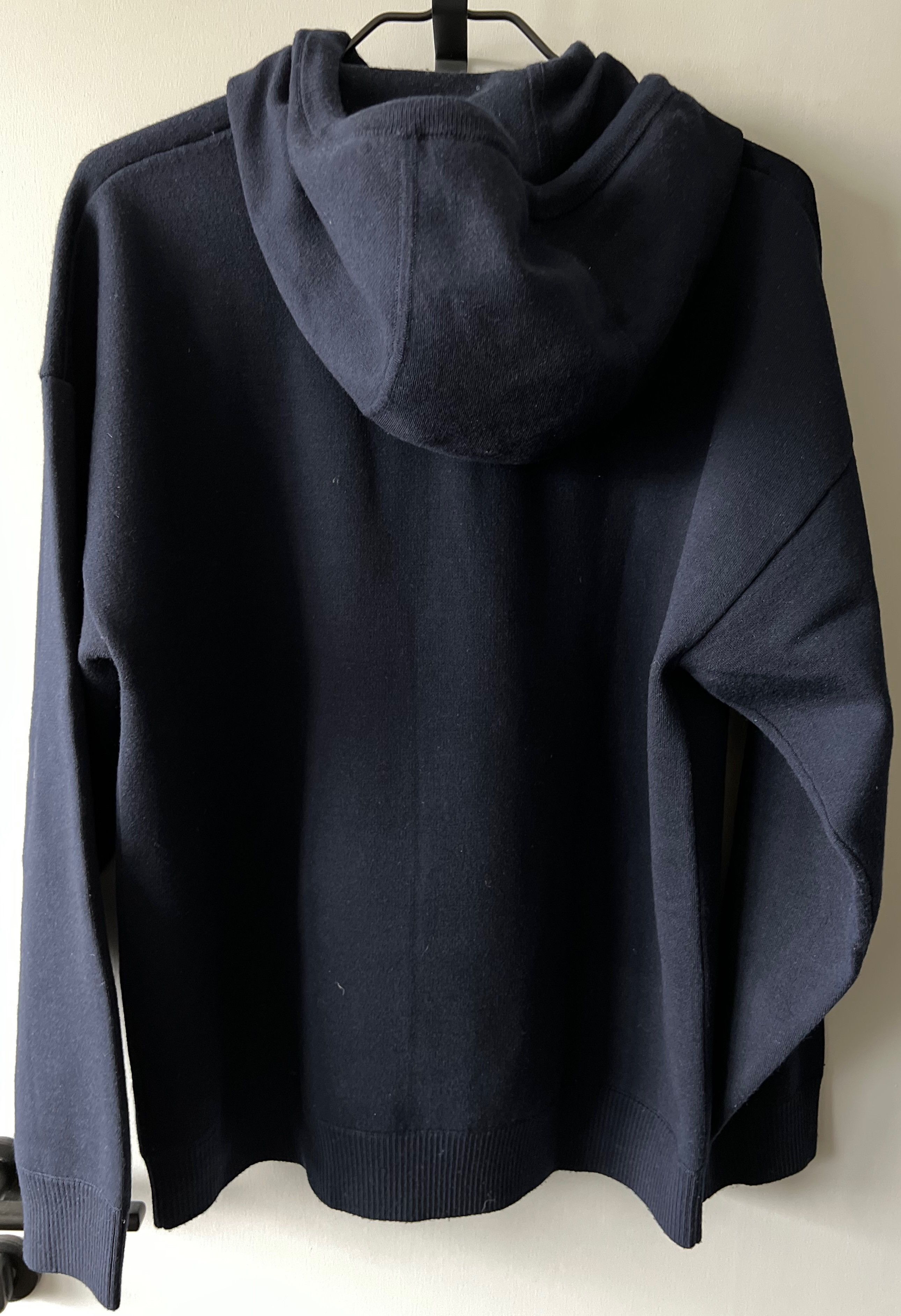 Burberry Burberry Crest Merino Wool Hoodie, Navy Size US M / EU 48-50 / 2 - 3 Thumbnail