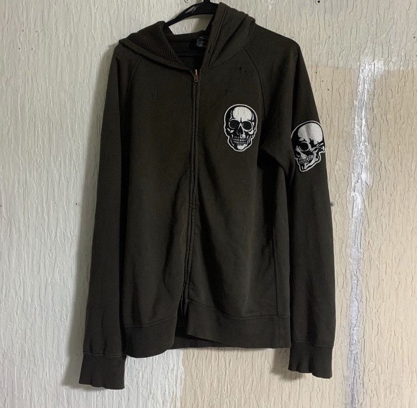 Number (N)ine Number (N)ine Double Skull Zip Hoodie | Grailed