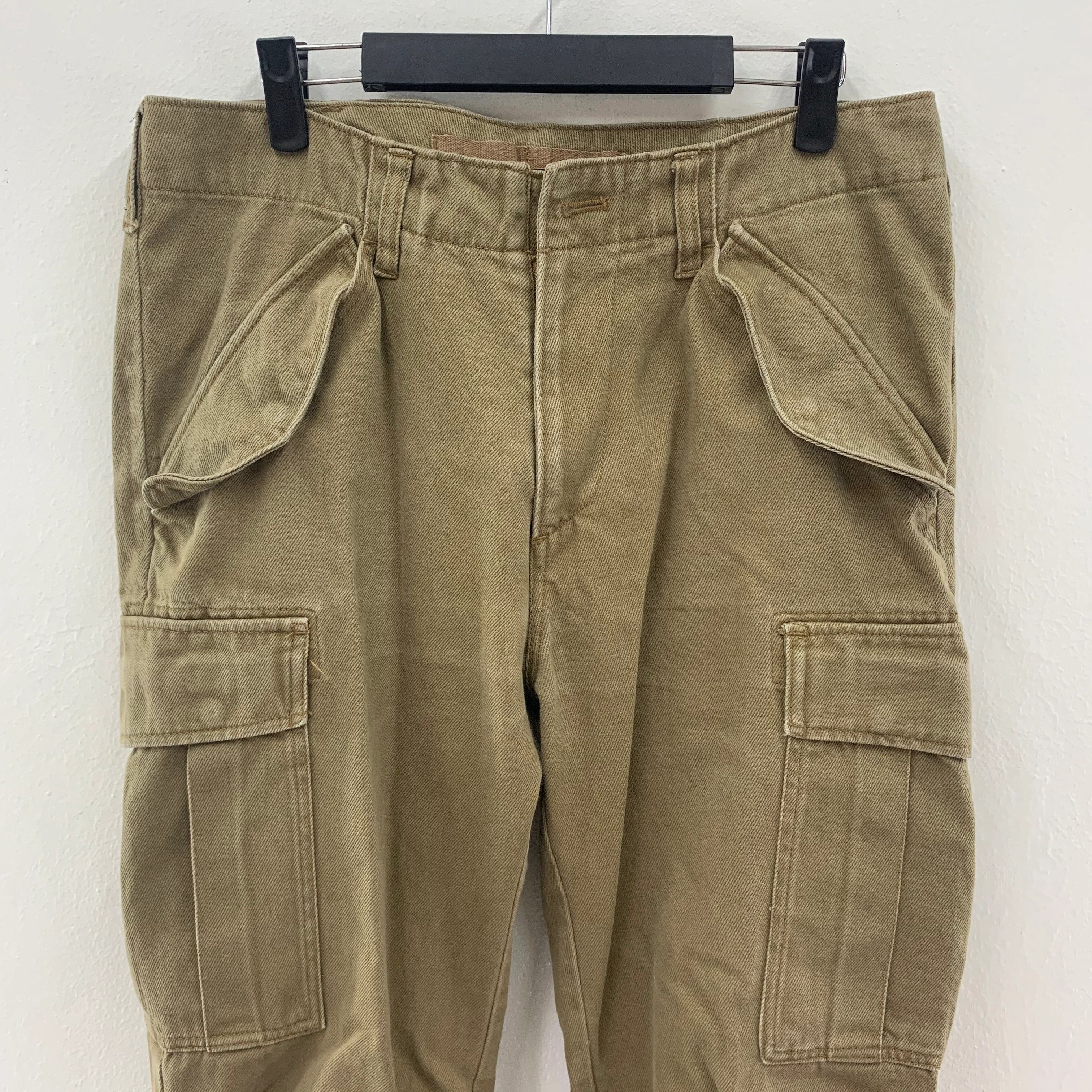 Japanese Brand × Vintage Vintage Cargo Pants | Tactical Pants Flap Pocket size 31 Size US 31 - 2 Thumbnail