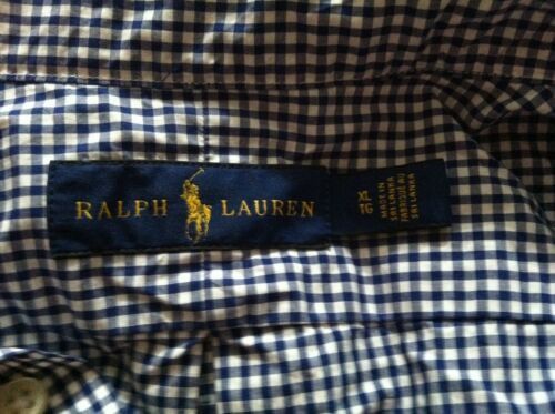 Polo Ralph Lauren POLO RALPH LAUREN MEN'S BLUE 100%COTTON CASUAL SHIRT XL Size US XL / EU 56 / 4 - 3 Thumbnail
