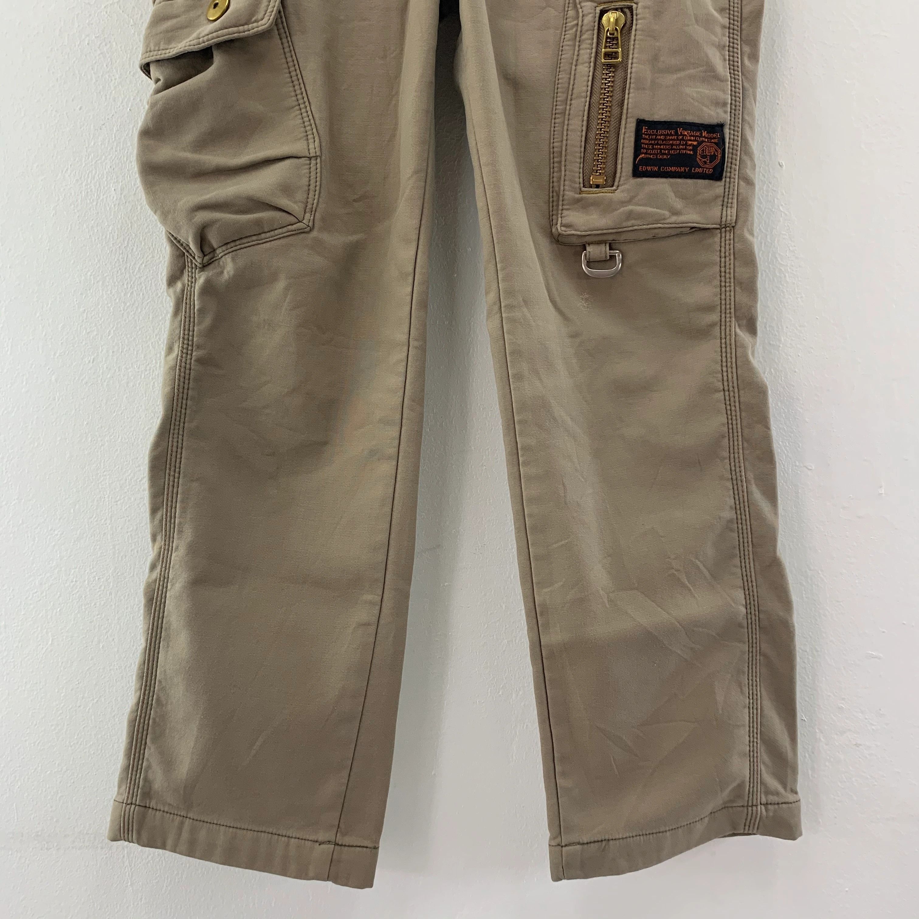 Edwin × Vintage Edwin Cargo Pants Multi Pocket | Tactical Pants size 30 Size US 30 / EU 46 - 3 Thumbnail