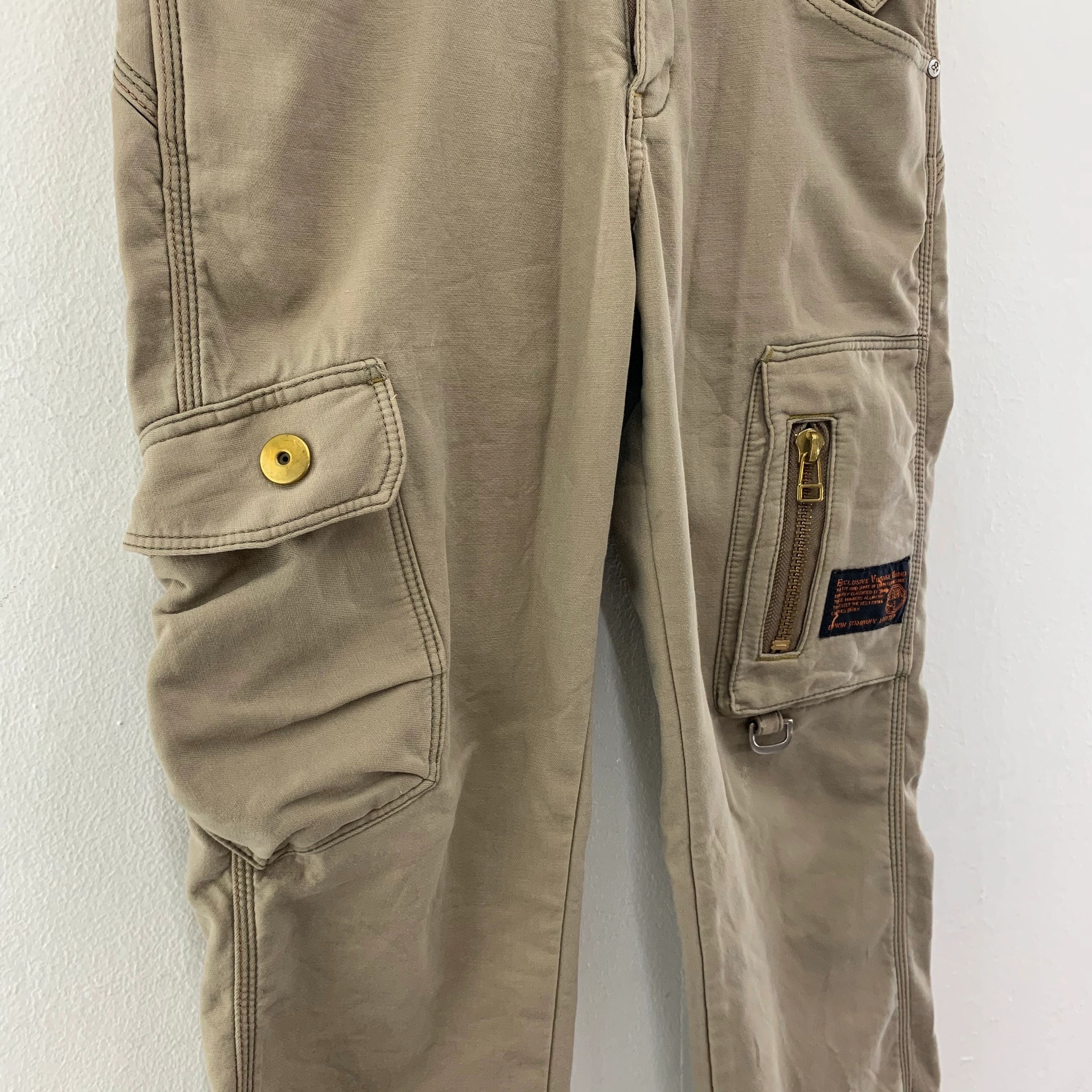 Edwin × Vintage Edwin Cargo Pants Multi Pocket | Tactical Pants size 30 Size US 30 / EU 46 - 5 Thumbnail