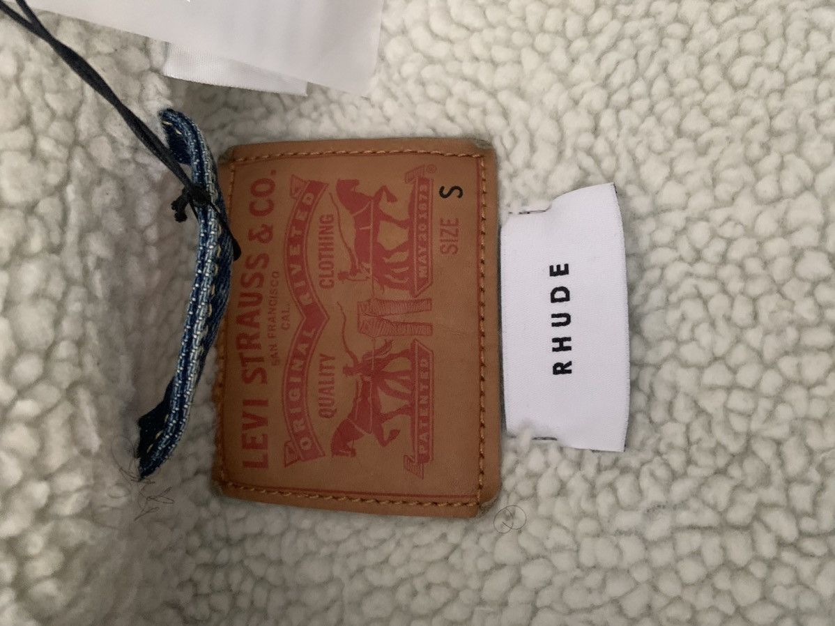 Rhude Rhude x Levi’s Denim Trucker Jacket Size US S / EU 44-46 / 1 - 8 Thumbnail