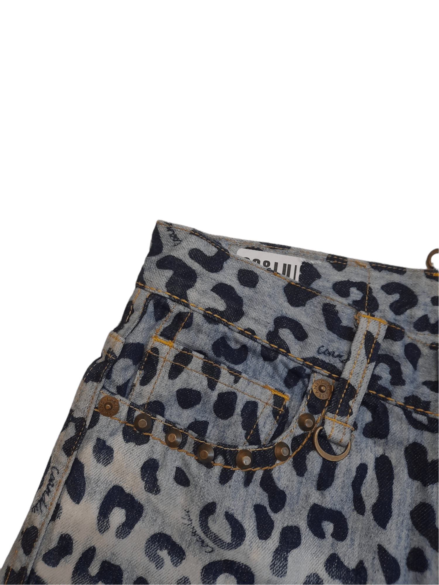 Japanese Brand Co & Lu Leopard Denim Japan Hysteric Style (E298) W28 Size US 28 / EU 44 - 3 Thumbnail
