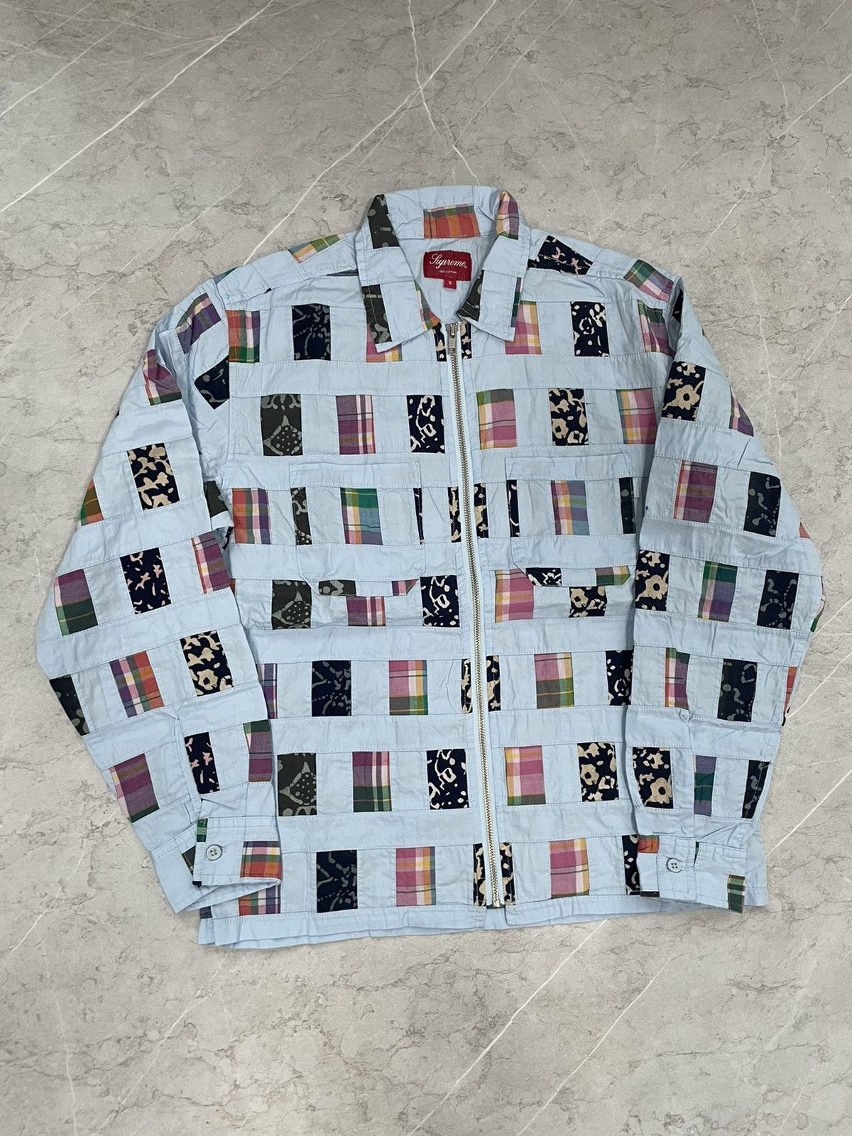 Supreme Patches work zip up Size US S / EU 44-46 / 1 - 1 Thumbnail