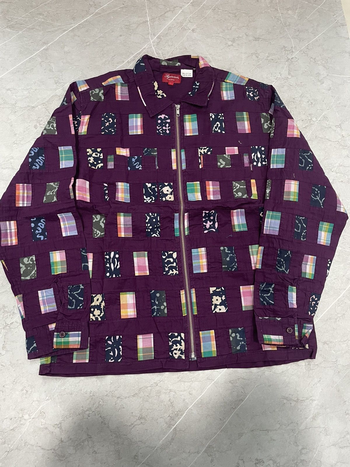 Supreme UNWORN* SUPREME Patches work zip up jacket Size US L / EU 52-54 / 3 - 1 Thumbnail