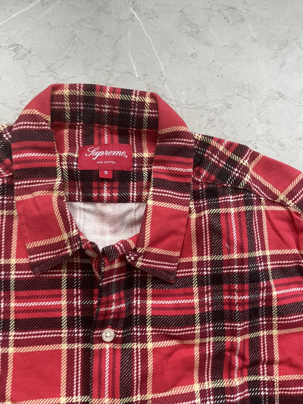 Supreme UNWORN* Printed plaid shirt S Size US S / EU 44-46 / 1 - 3 Thumbnail