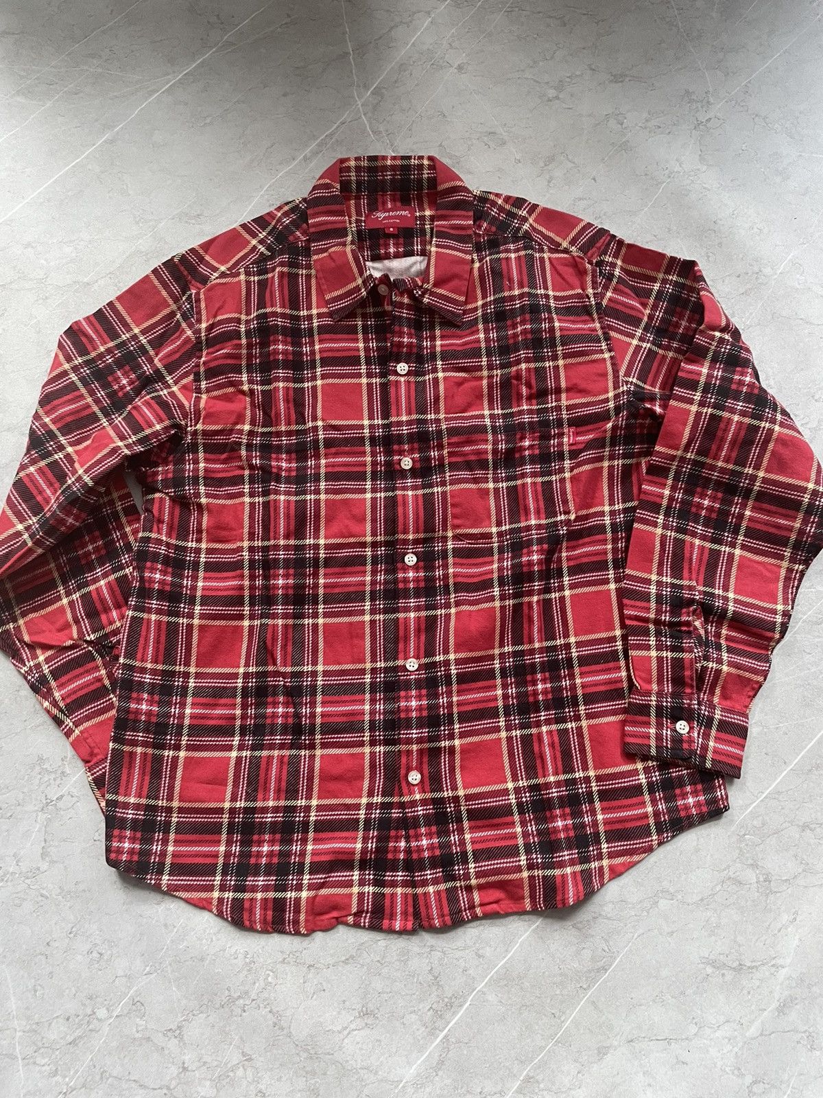 Supreme UNWORN* Printed plaid shirt S Size US S / EU 44-46 / 1 - 1 Thumbnail