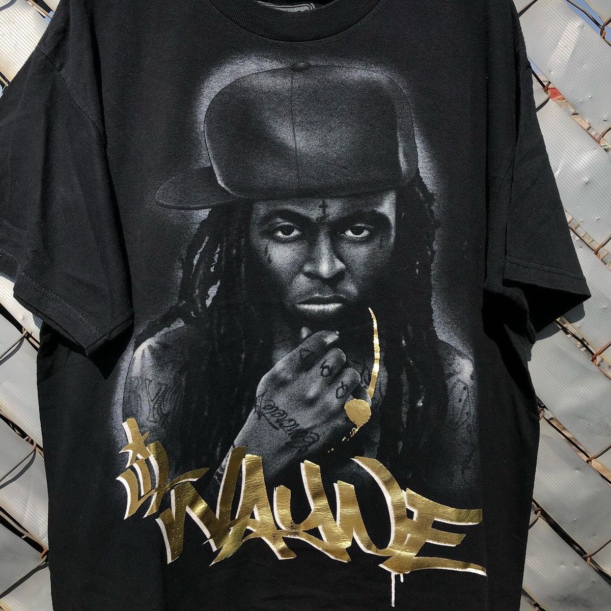Lil Wayne × Rap Tees × Vintage LIL WAYNE BIG FACE 2012 WINTERLAND Size US L / EU 52-54 / 3 - 2 Thumbnail