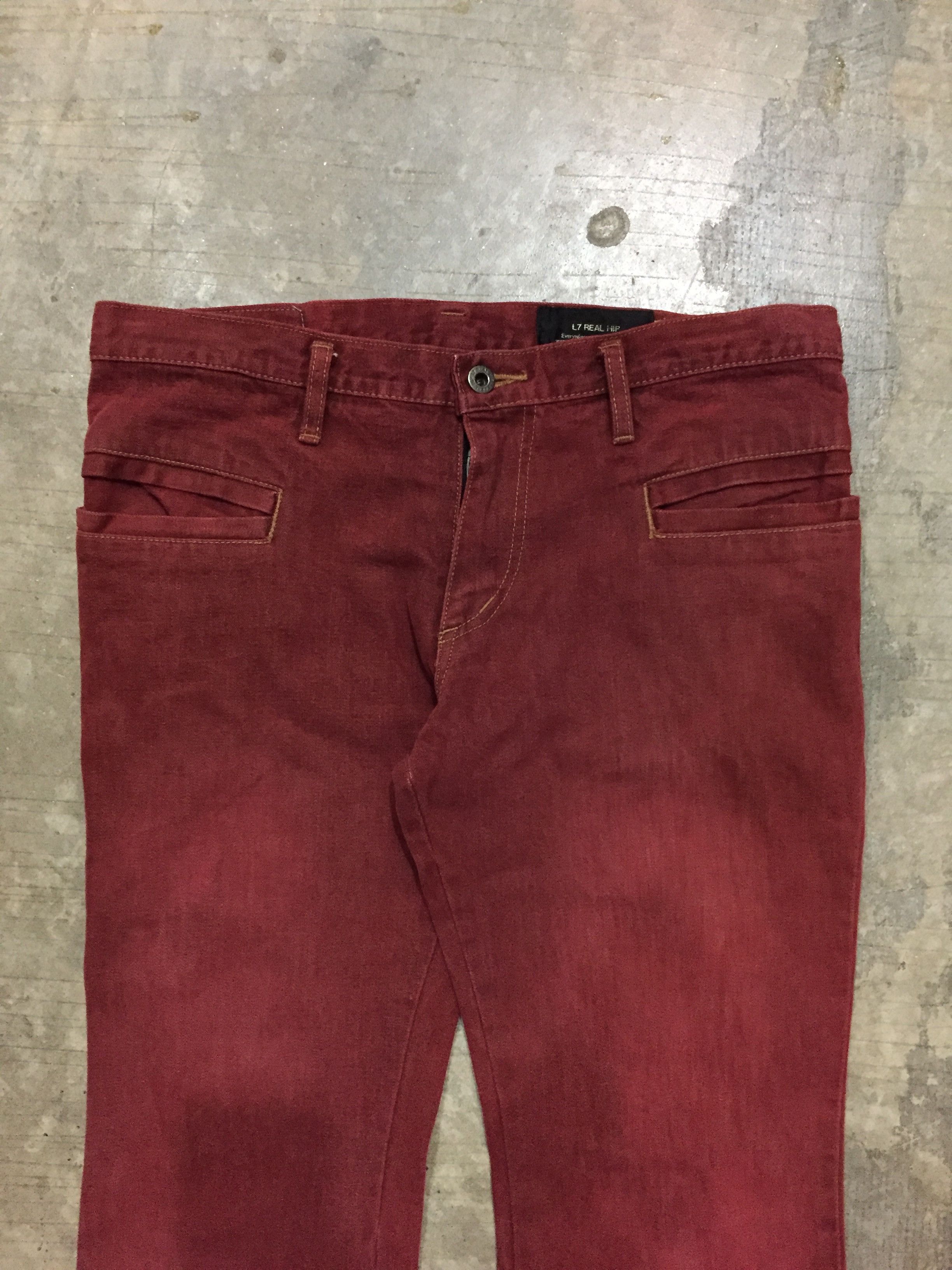 L7 Real Hip L 7 real hip 180 degree multi pocket flare crop pants Size US 32 / EU 48 - 3 Thumbnail
