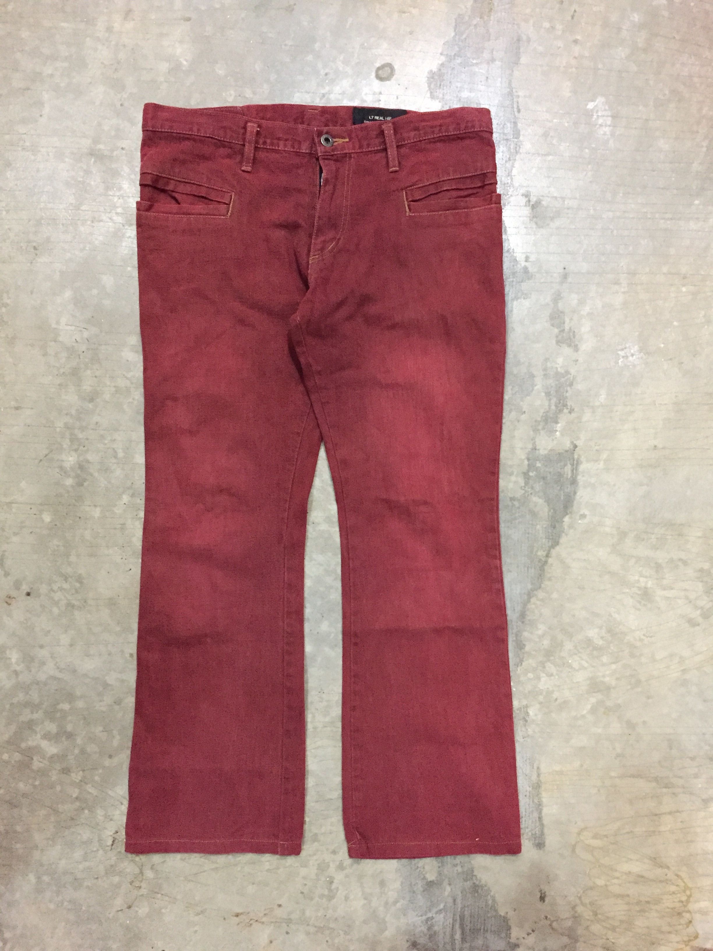 L7 Real Hip L 7 real hip 180 degree multi pocket flare crop pants Size US 32 / EU 48 - 2 Thumbnail