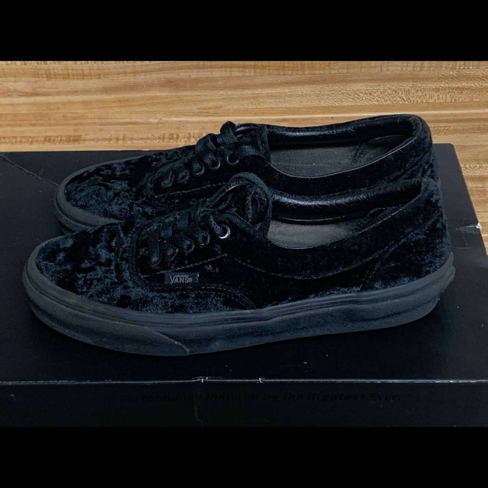 Old school vans velvet best sale