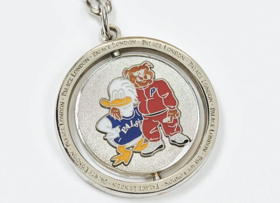 Palace New Palace DOG AND DUCK KEYRING SILVER - One Size Size ONE SIZE - 1 Thumbnail