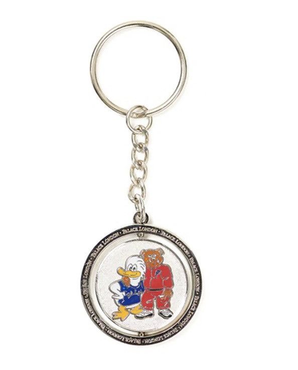 Palace New Palace DOG AND DUCK KEYRING SILVER - One Size Size ONE SIZE - 3 Thumbnail