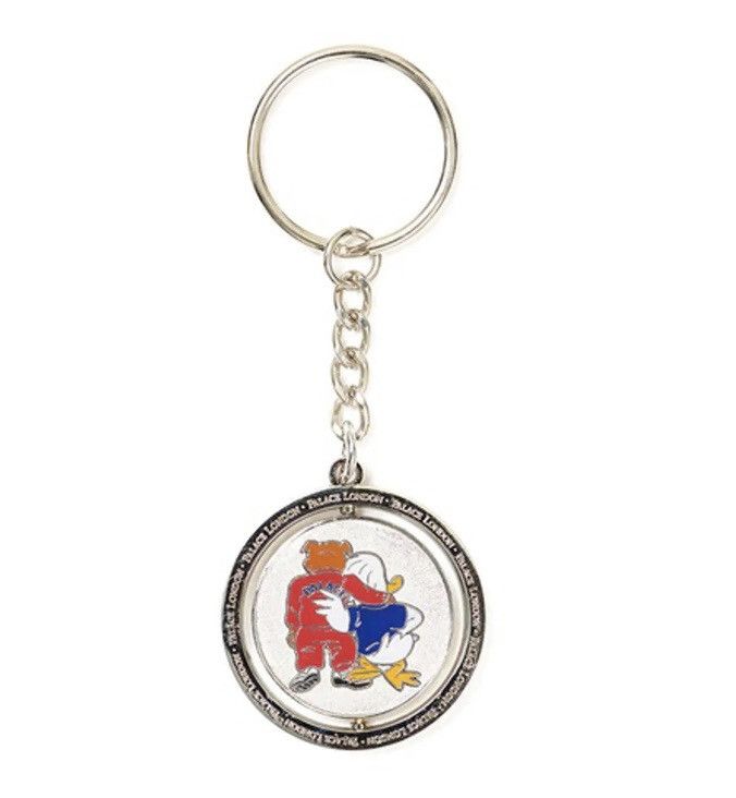 Palace New Palace DOG AND DUCK KEYRING SILVER - One Size Size ONE SIZE - 2 Thumbnail