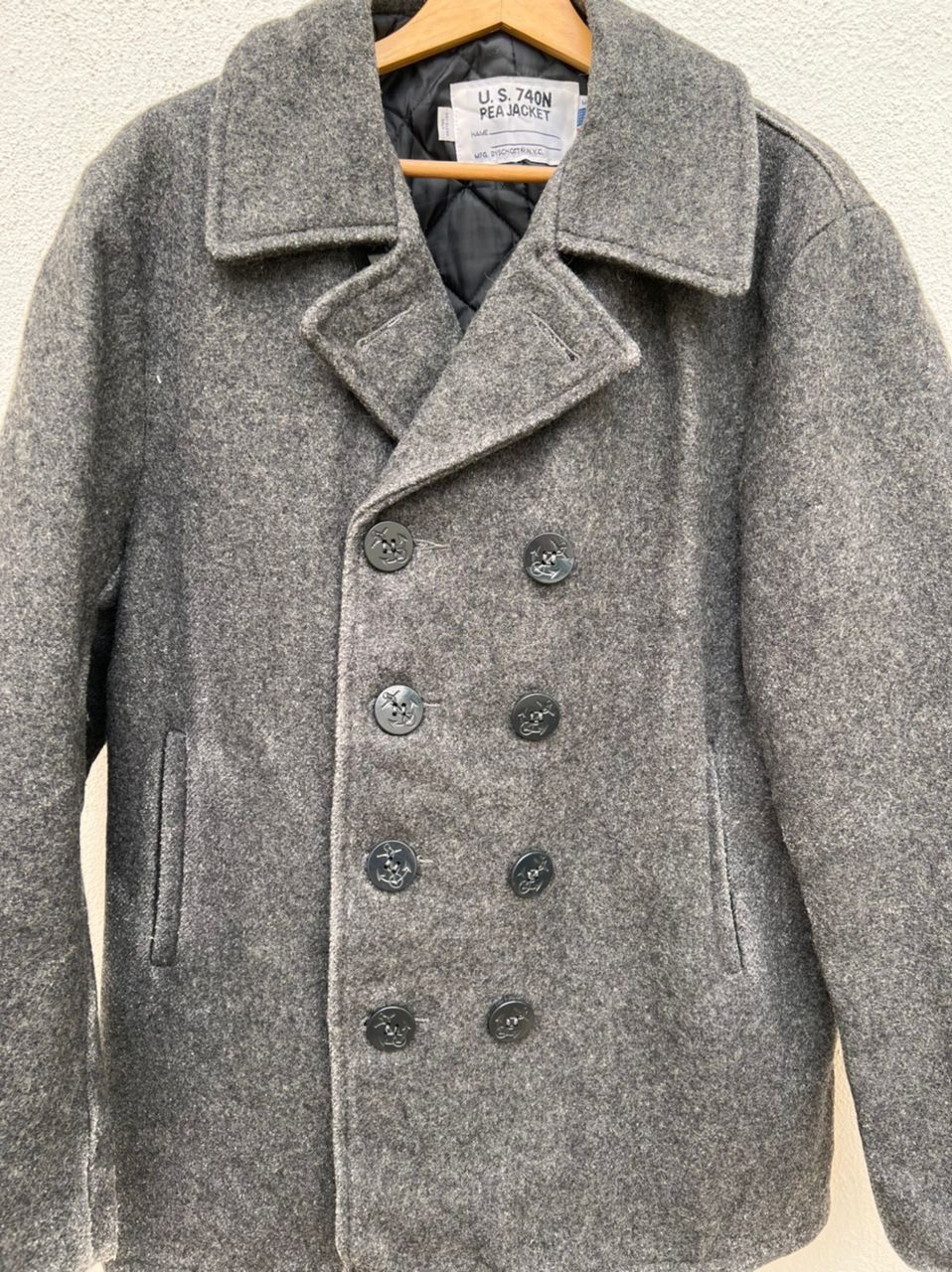 U.S 740N PEA JACKET MFG BY SCHOTT NYC