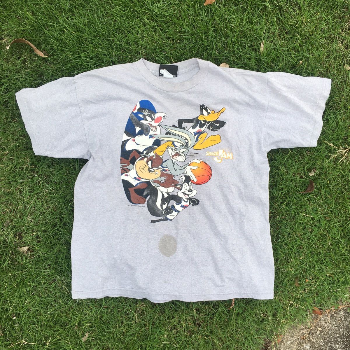 Vintage space jam 1996 tee Size US XXS / EU 40 - 1 Thumbnail