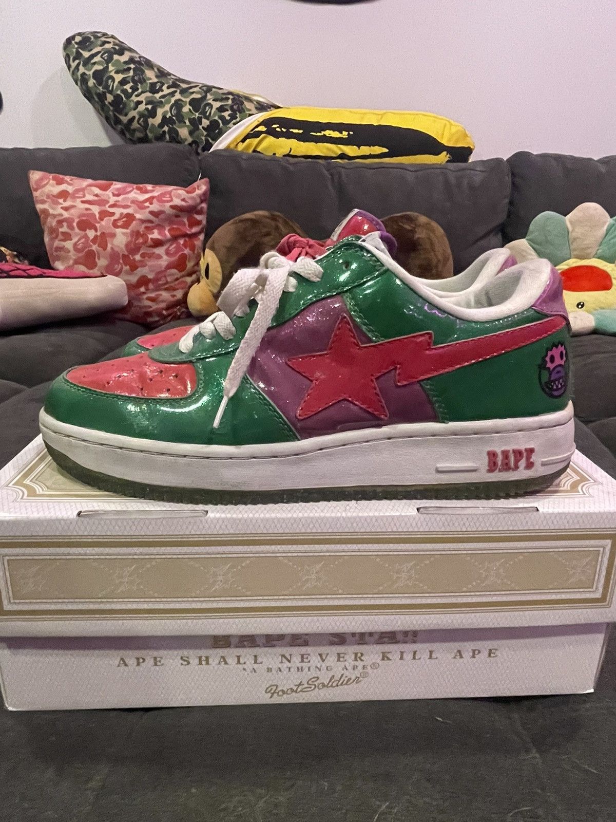 Bape Sk8 Sta Nike Green Bape Shoes Buy Bapesta M1 'Italy