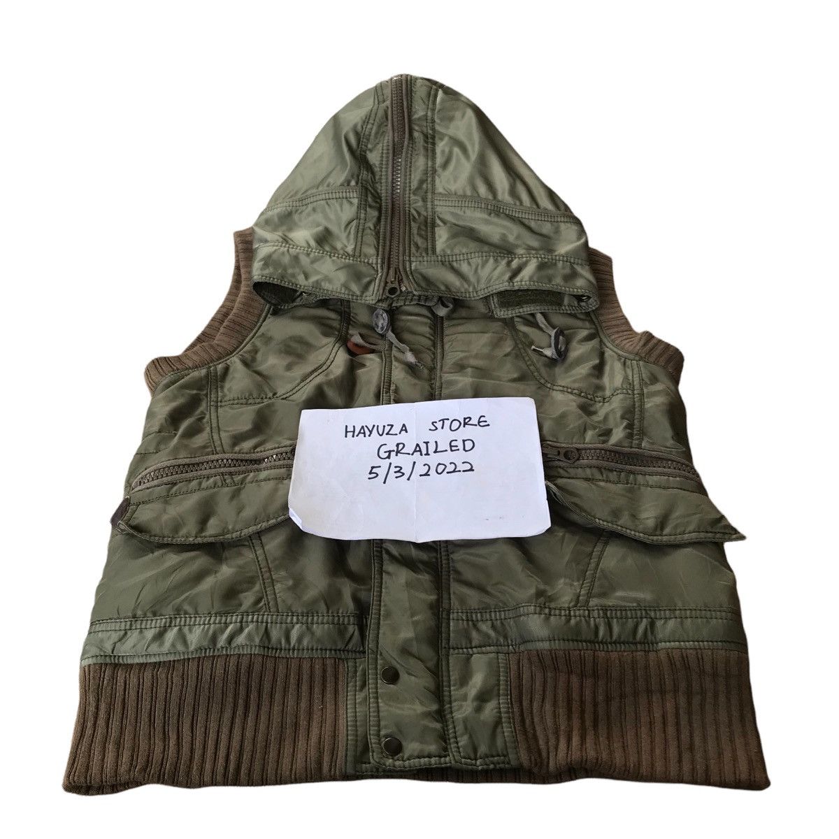 🔥G.O.A MILITARY VEST HOODIE 🔥‼️
