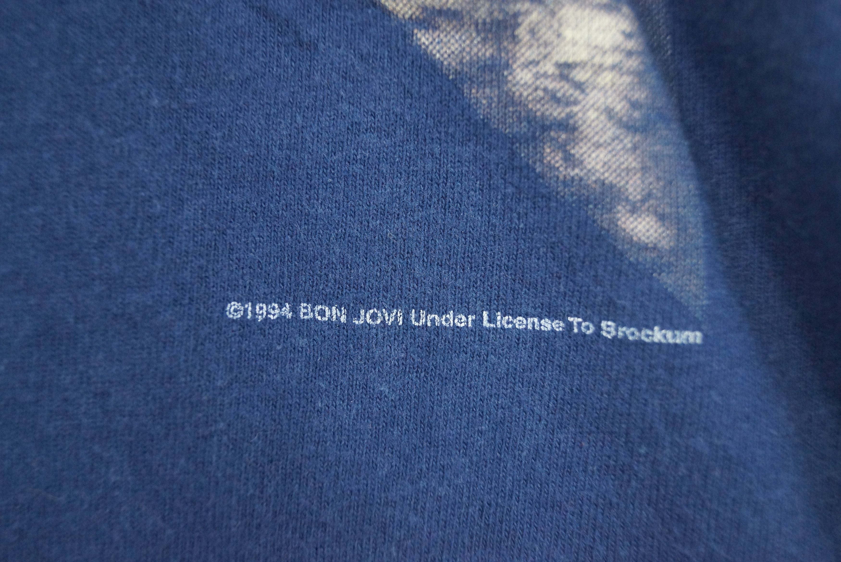 Band Tees × Bon Jovi × Vintage VINTAGE BON JOVI 1994 BROCKUM LONG SLEEVE CREWNECK Size US L / EU 52-54 / 3 - 3 Thumbnail
