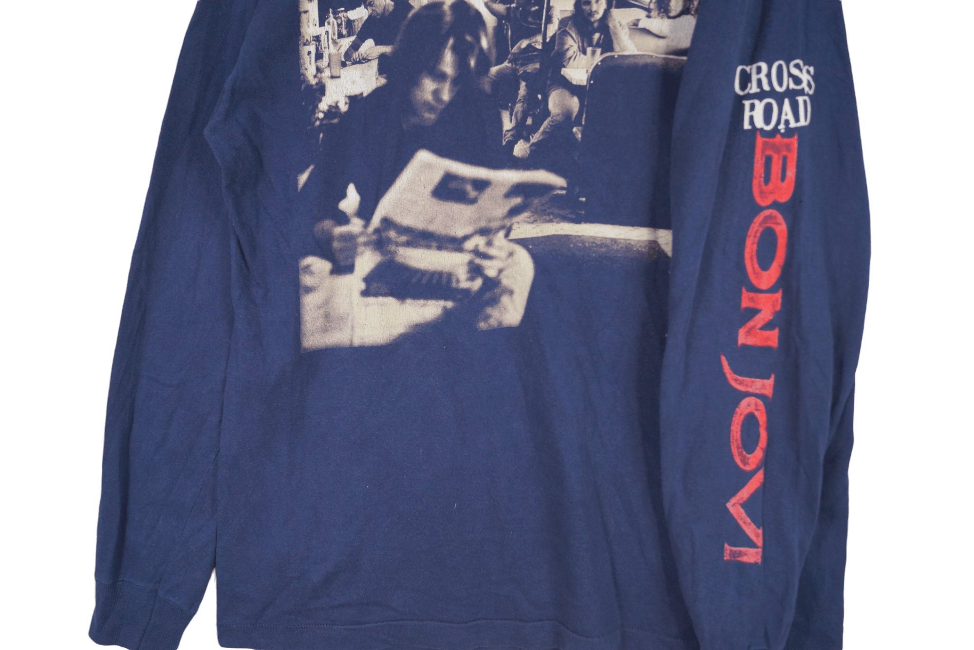 Band Tees × Bon Jovi × Vintage VINTAGE BON JOVI 1994 BROCKUM LONG SLEEVE CREWNECK Size US L / EU 52-54 / 3 - 5 Thumbnail