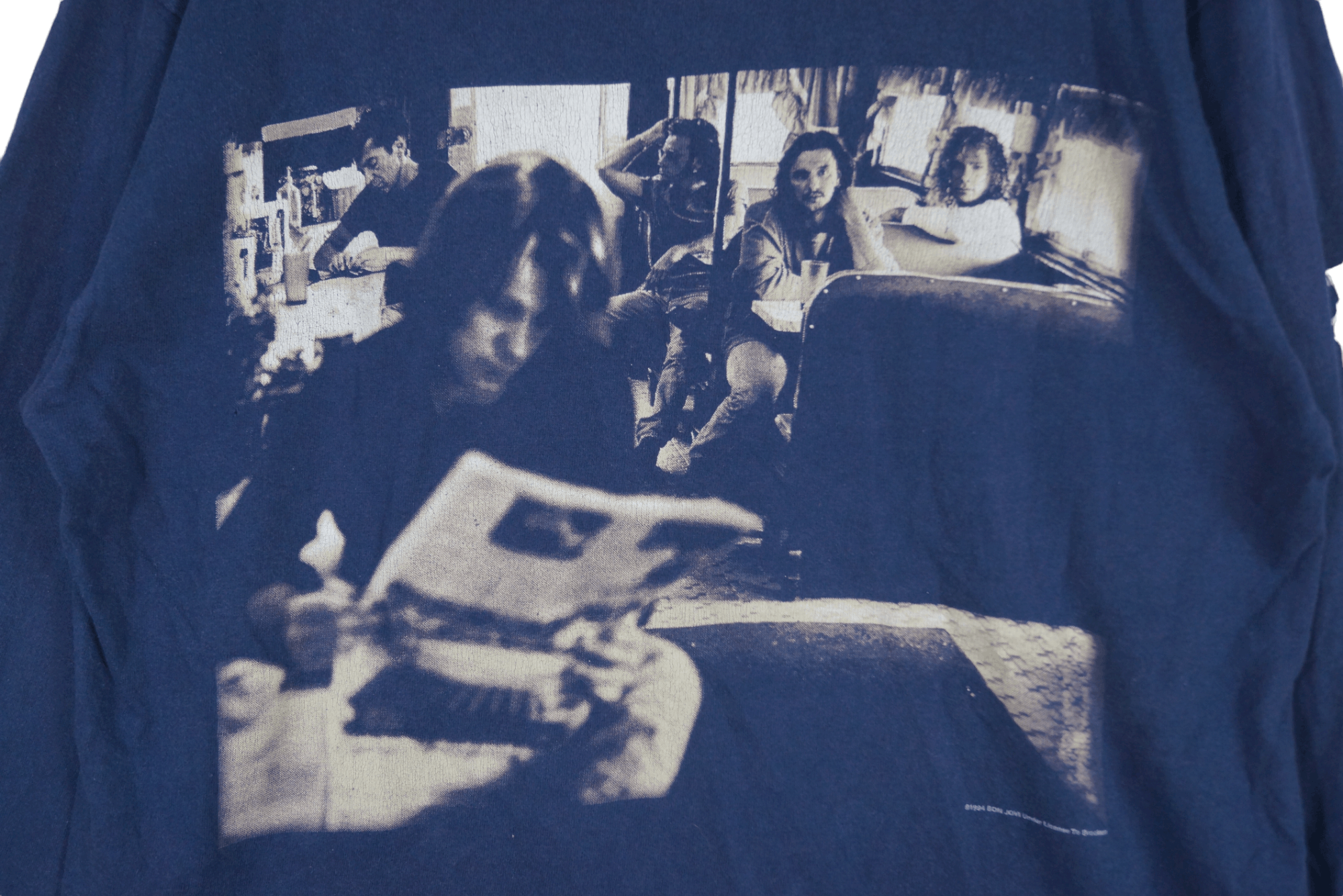 Band Tees × Bon Jovi × Vintage VINTAGE BON JOVI 1994 BROCKUM LONG SLEEVE CREWNECK Size US L / EU 52-54 / 3 - 2 Thumbnail