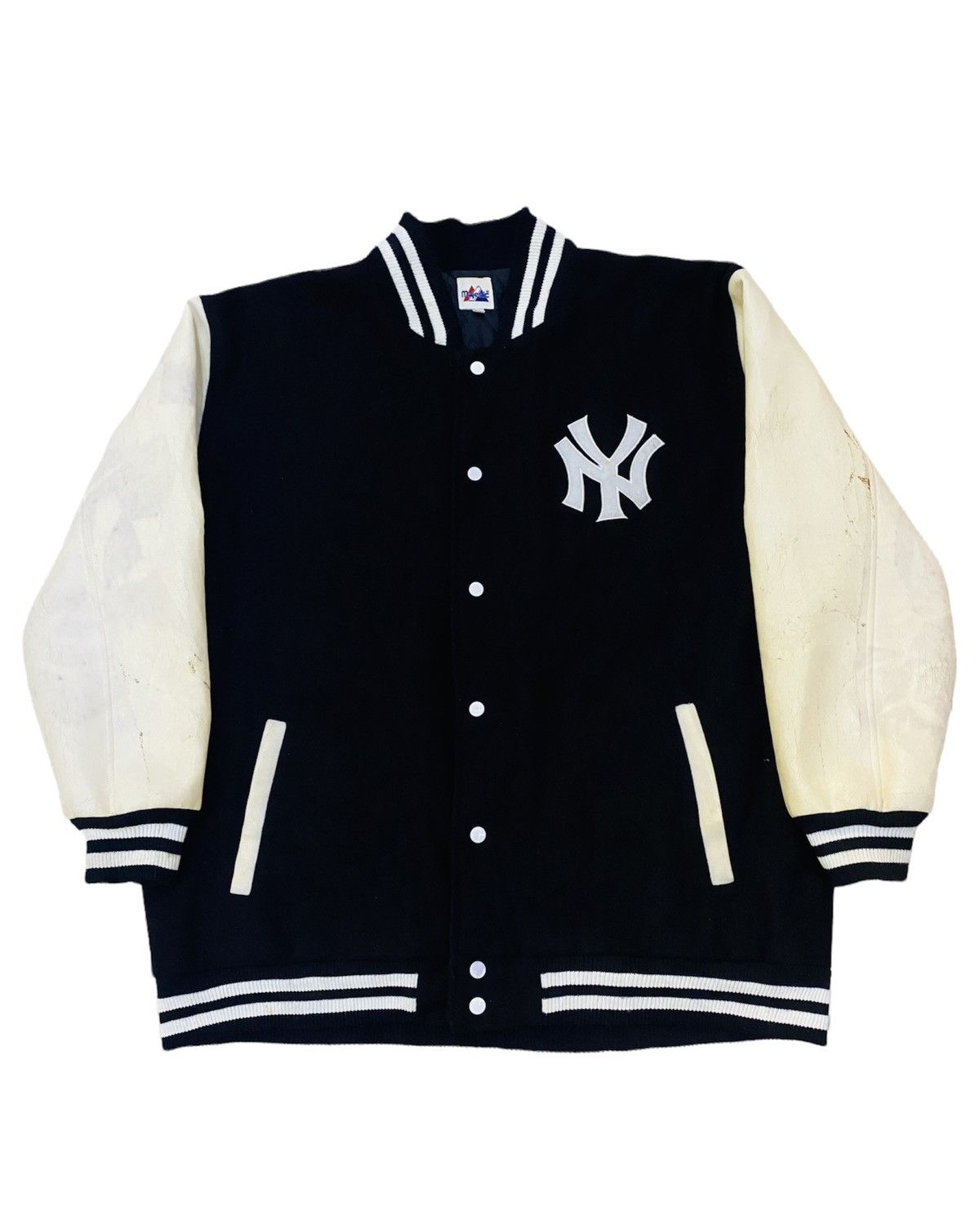 New York Yankees MLB Leather Jacket Varsity Vintage