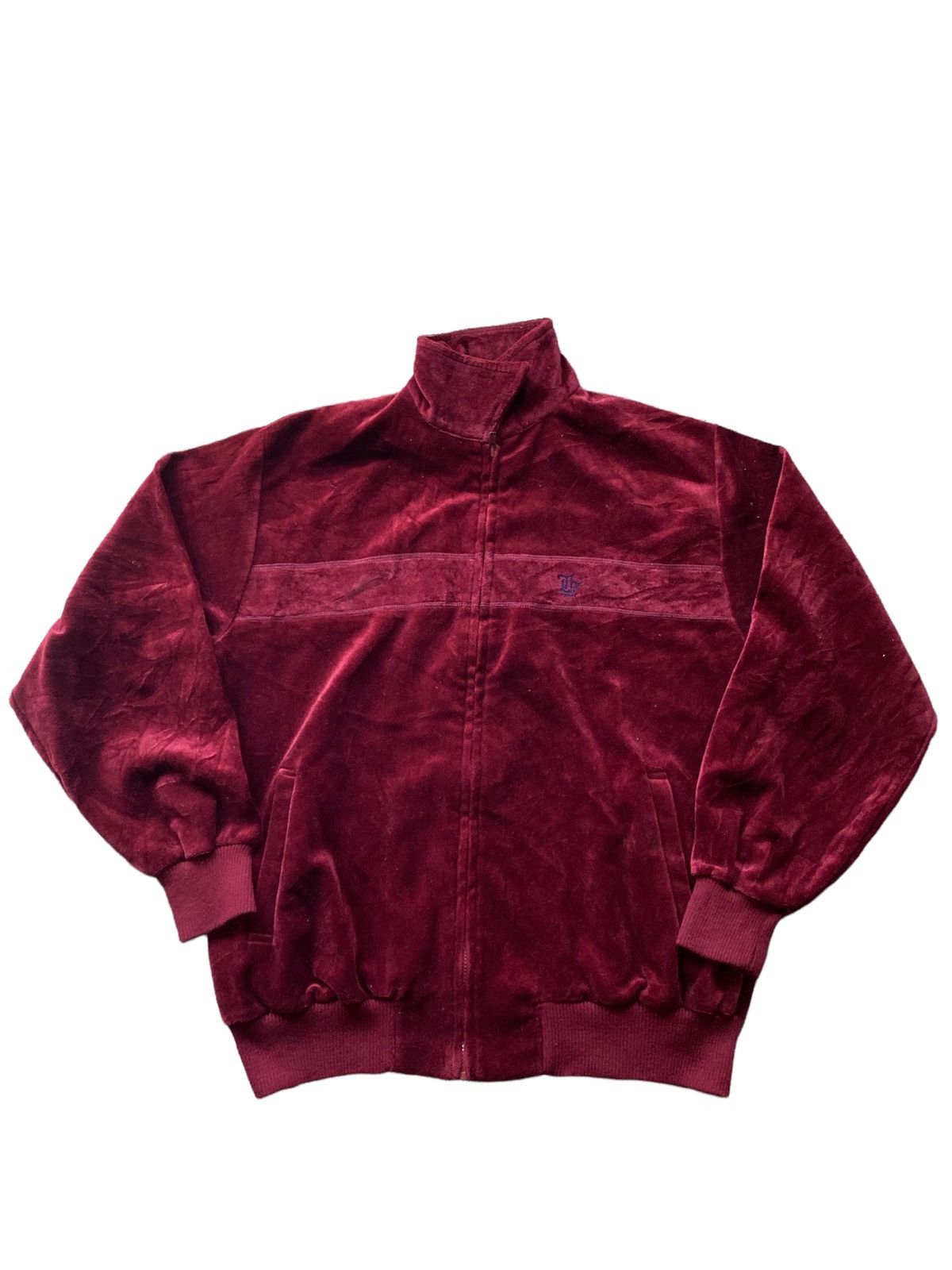 Vintage 90s Lindbergh Horse Lanscape Embroidry Mohair