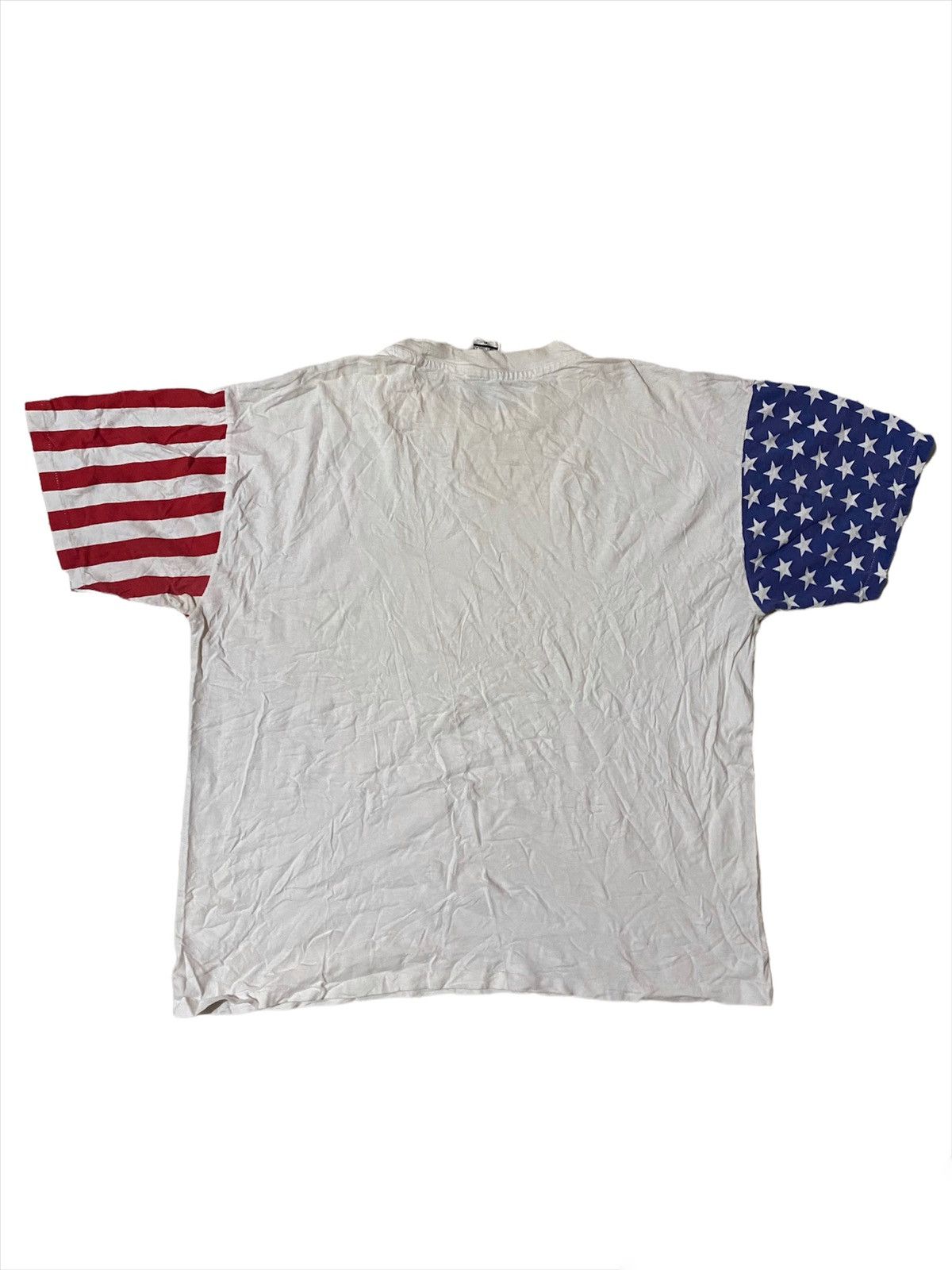 Vintage 💥Vintage 90s American Flag Shirt Size US XL / EU 56 / 4 - 2 Thumbnail