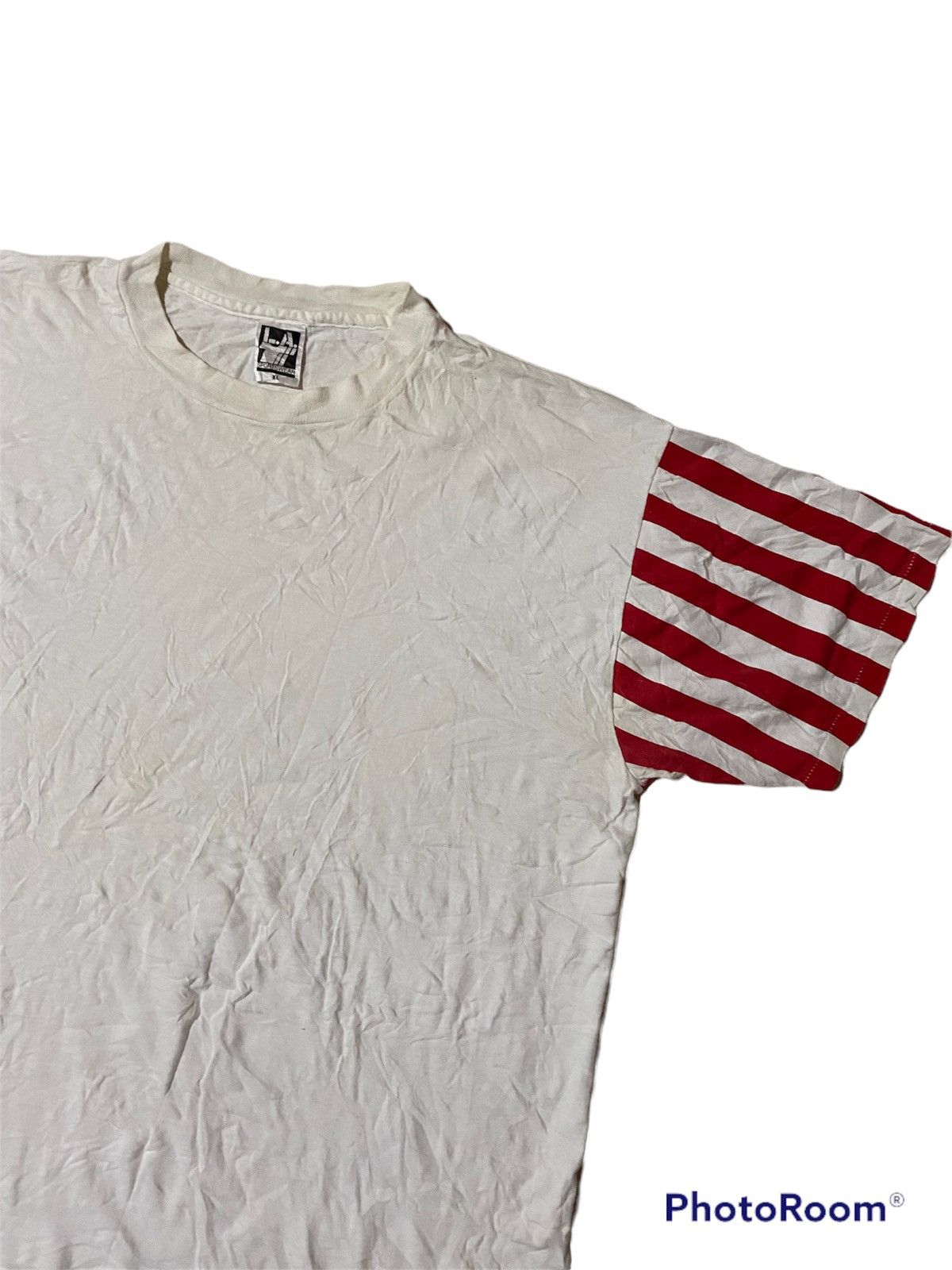 Vintage 💥Vintage 90s American Flag Shirt Size US XL / EU 56 / 4 - 4 Thumbnail
