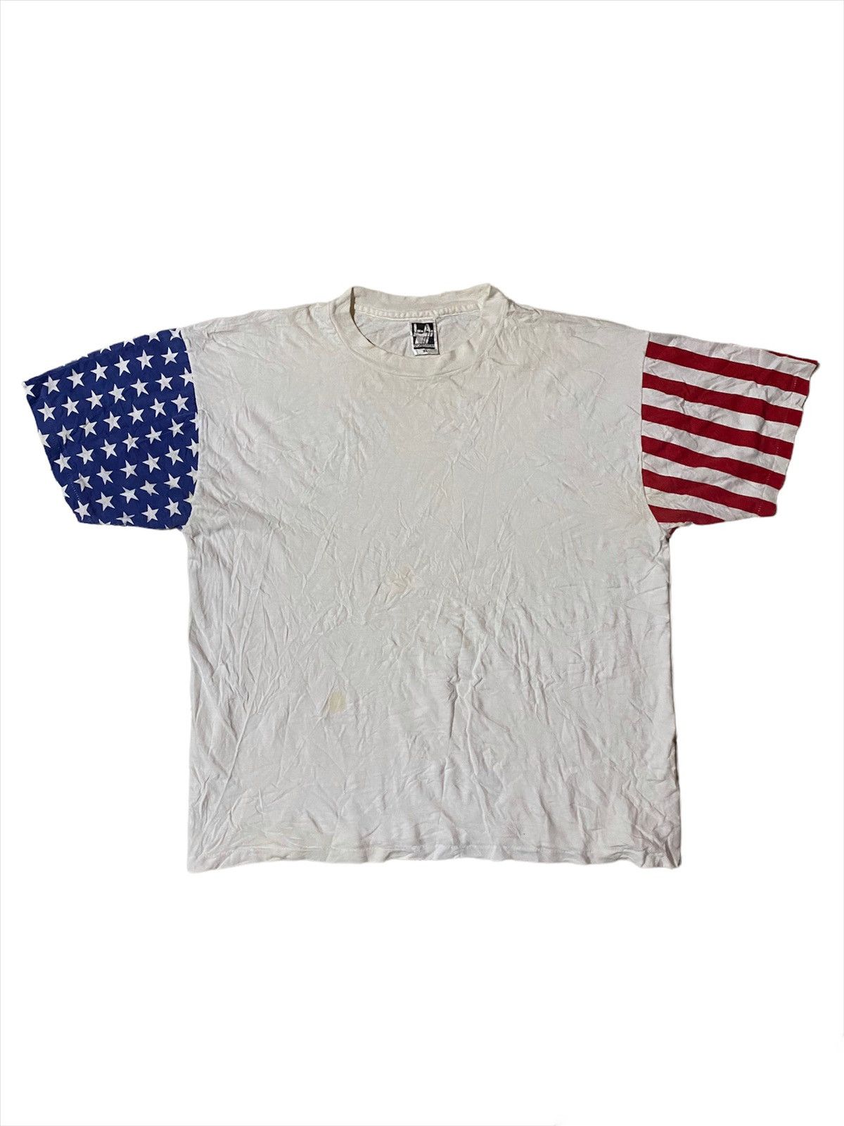 Vintage 💥Vintage 90s American Flag Shirt Size US XL / EU 56 / 4 - 1 Thumbnail