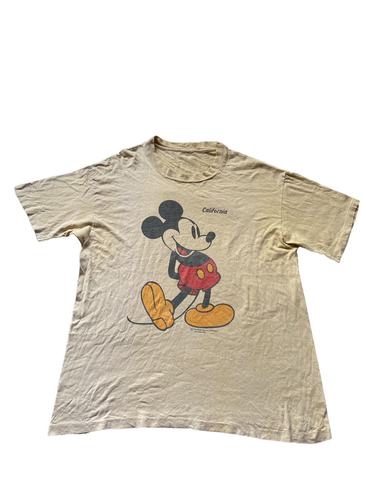 Disney mickey mouse Single Stitch Tshirt