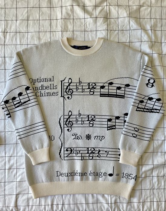 Louis Vuitton Louis Vuitton Partition Intarsia Crewneck by Virgil